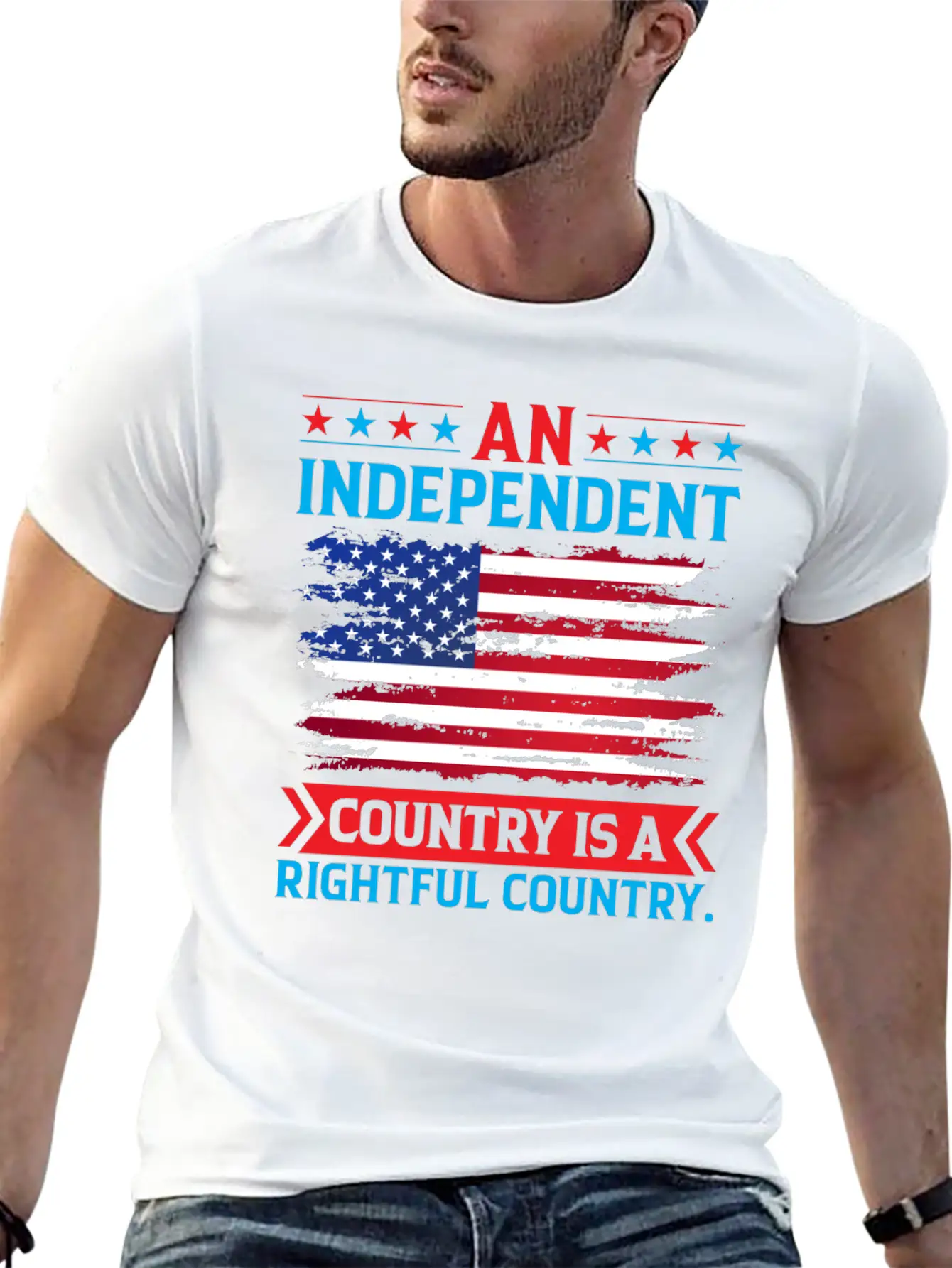 An Independent Country Is A Rightful Country Stylish Everyday T-Shirt – Unisex Basic Cotton Tee