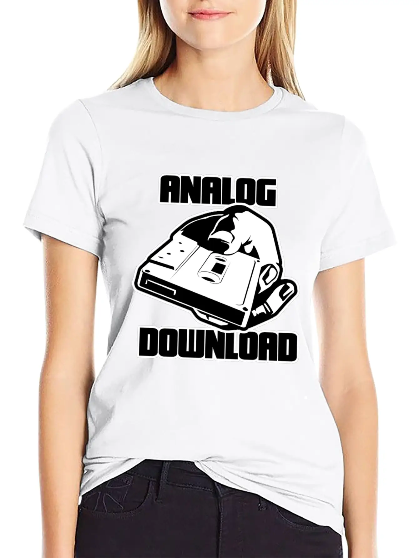 Analog Download Basic Graphic T-Shirt – Daily Comfort In Soft Cotton
