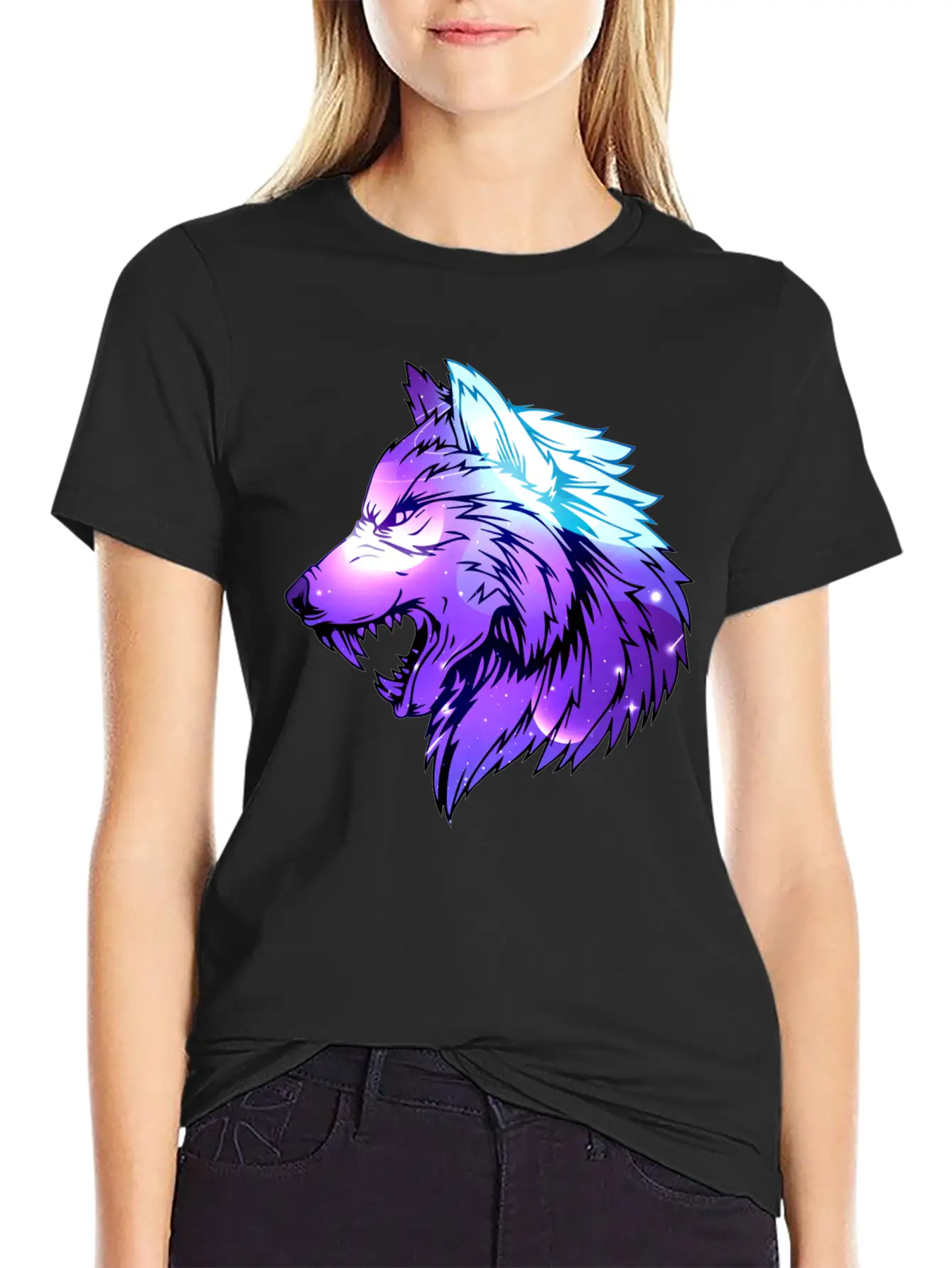 Angry Mars Wolf Stylish Everyday T-Shirt – Unisex Basic Cotton Tee