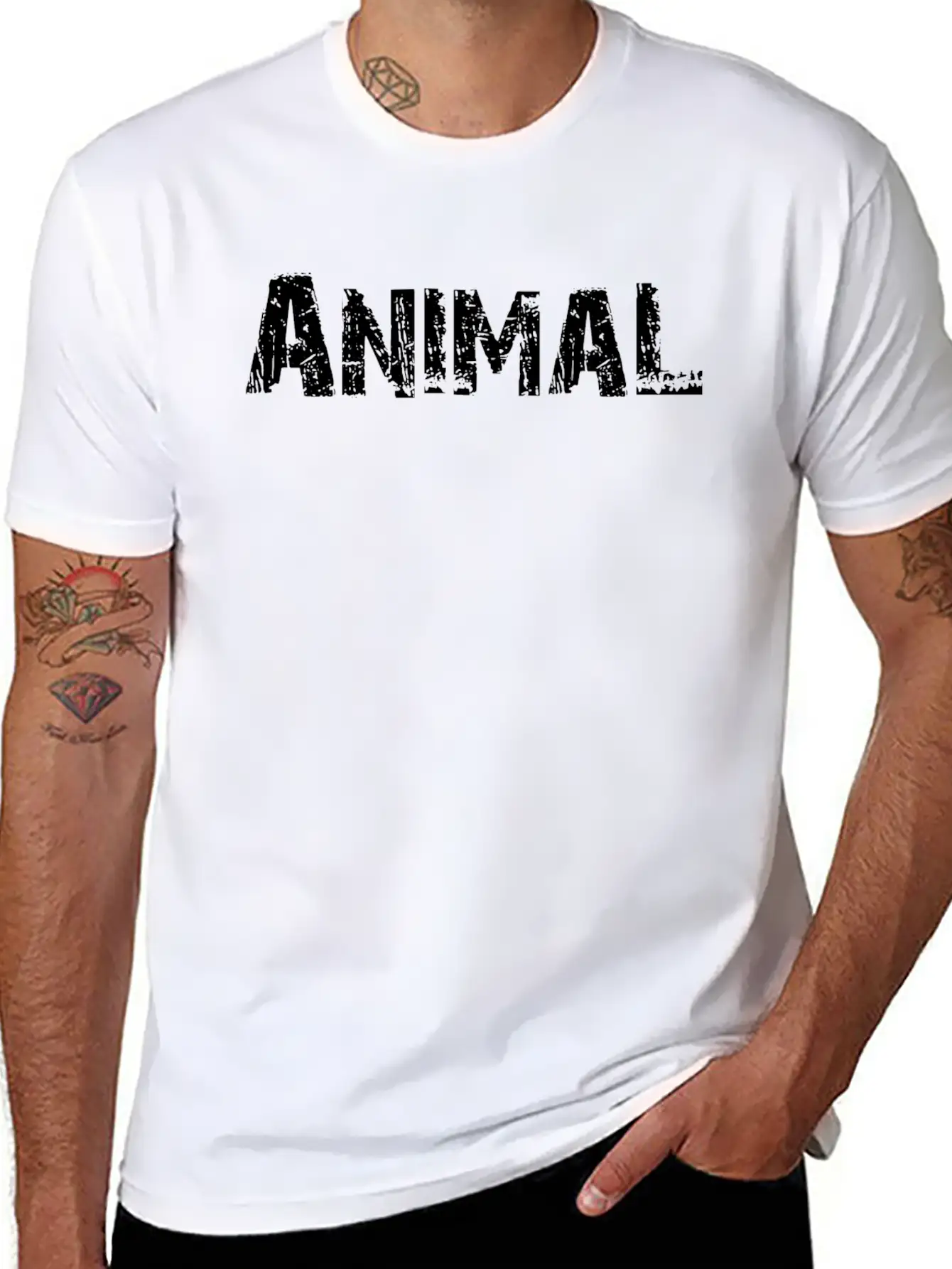 Animal Motivation Basic Graphic T-Shirt – Daily Comfort In Soft Cotton
