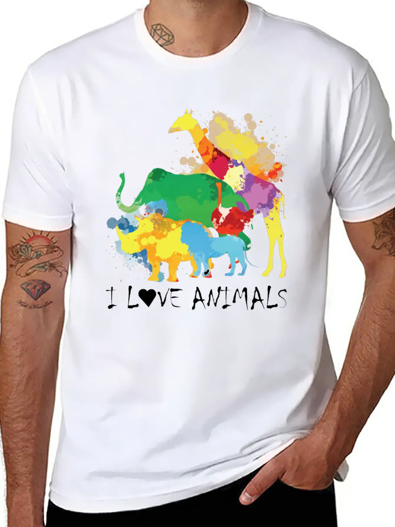 Animal Protection Love Animals Stylish Everyday T-Shirt – Unisex Basic Cotton Tee
