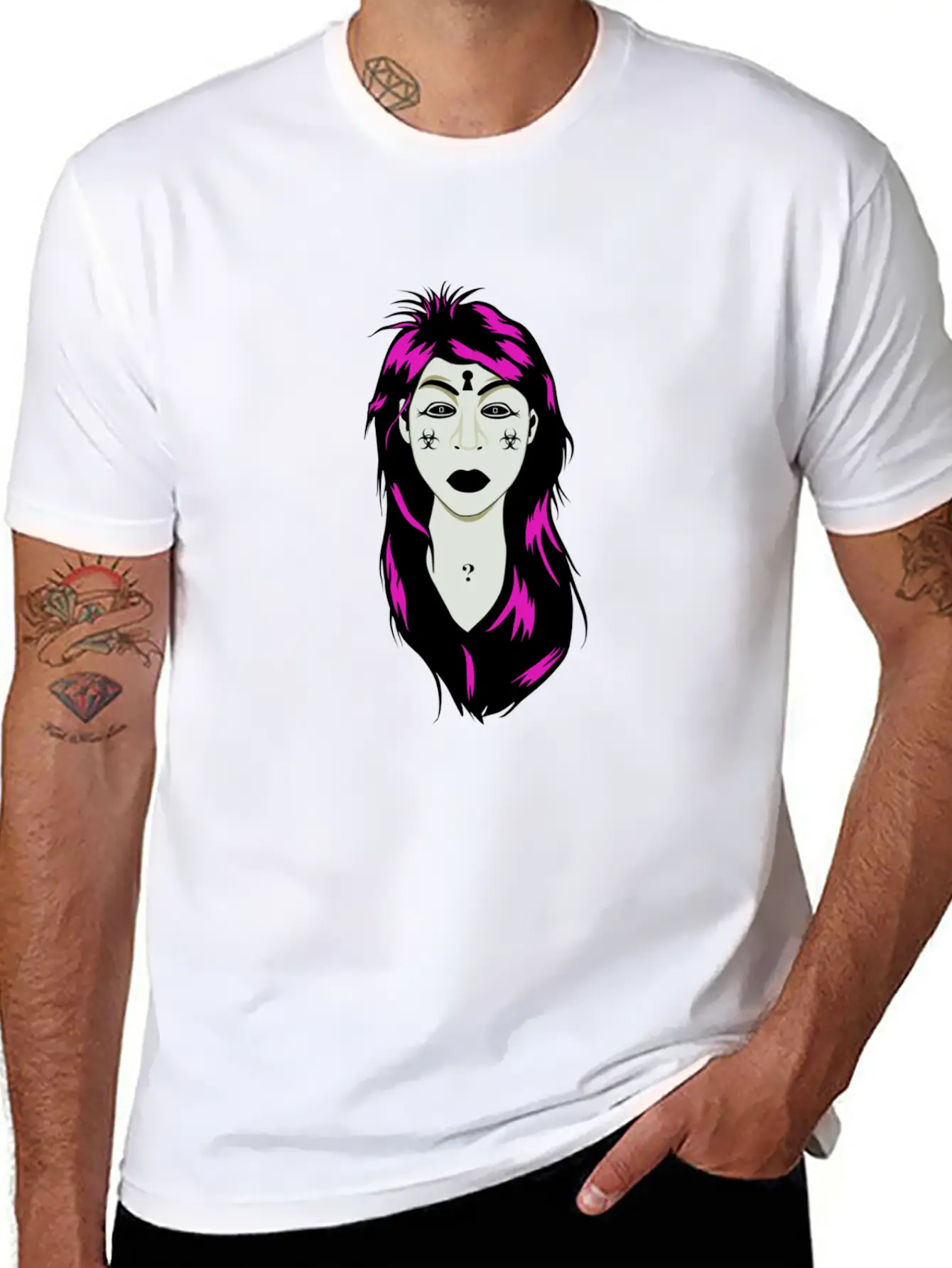 Anon Goth- Techy Goth Stylish Everyday T-Shirt – Unisex Basic Cotton Tee