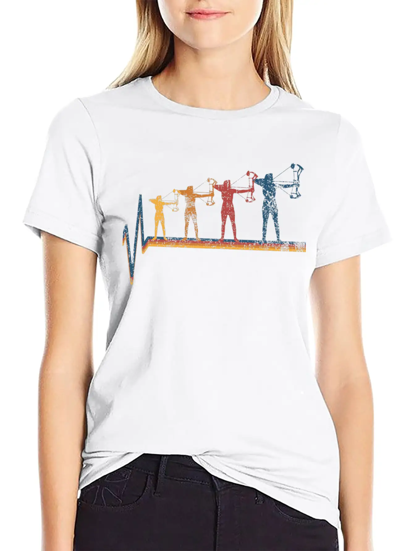 Archery Girl Basic Graphic T-Shirt – Daily Comfort In Soft Cotton