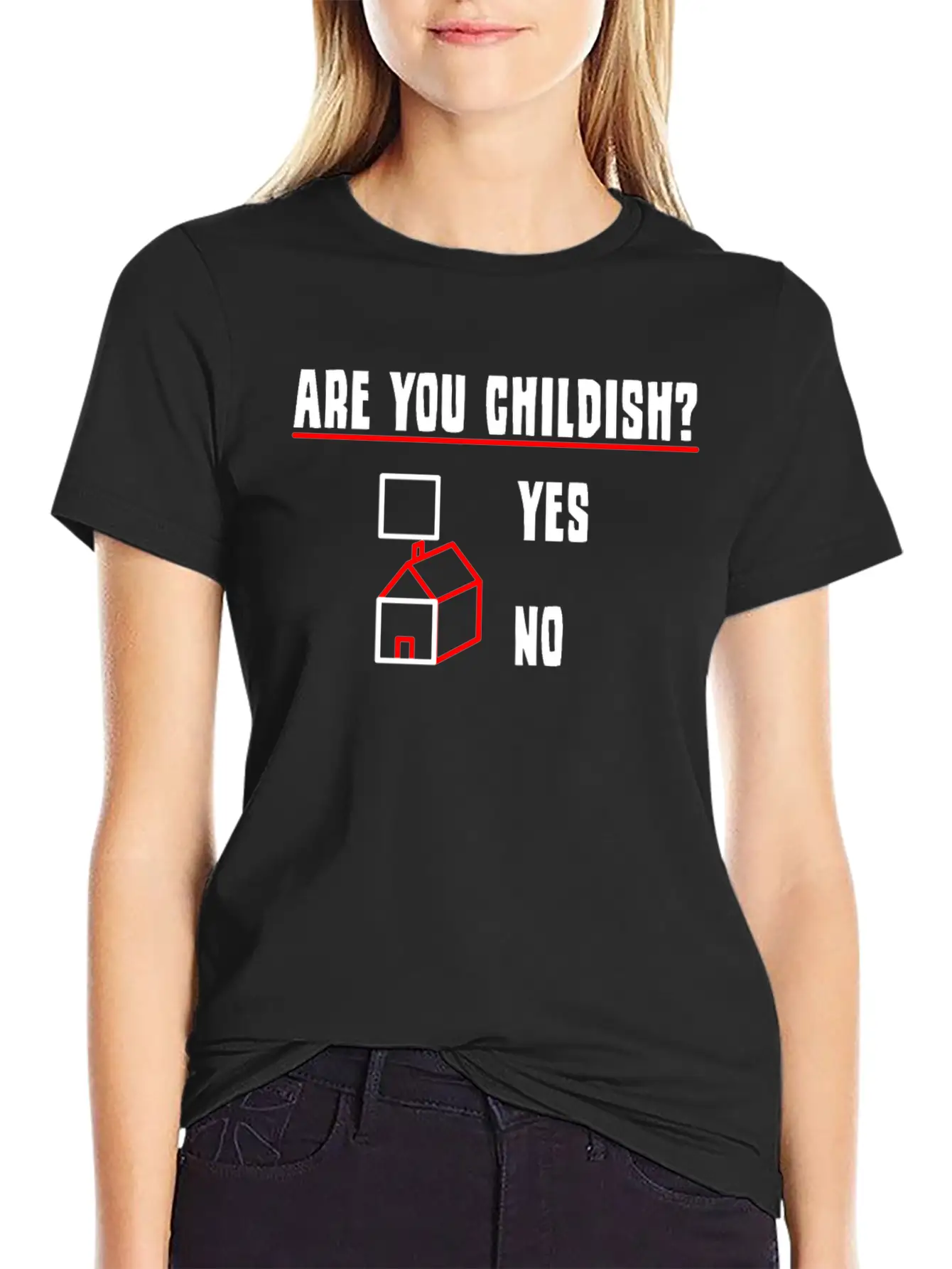 Are You Childish? Child's Head Childish Childhood Unisex Cotton Tee – Relaxed Fit For Any Occasion