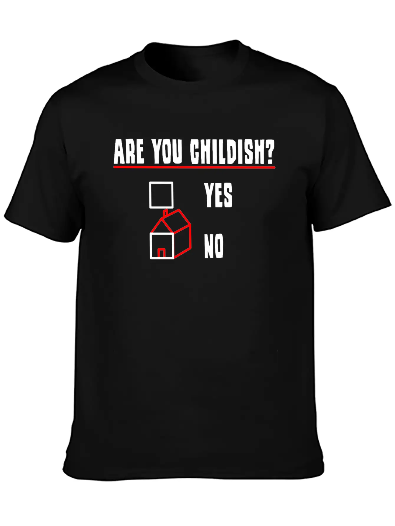 Are You Childish? Child's Head Childish Childhood Unisex Cotton Tee – Relaxed Fit For Any Occasion