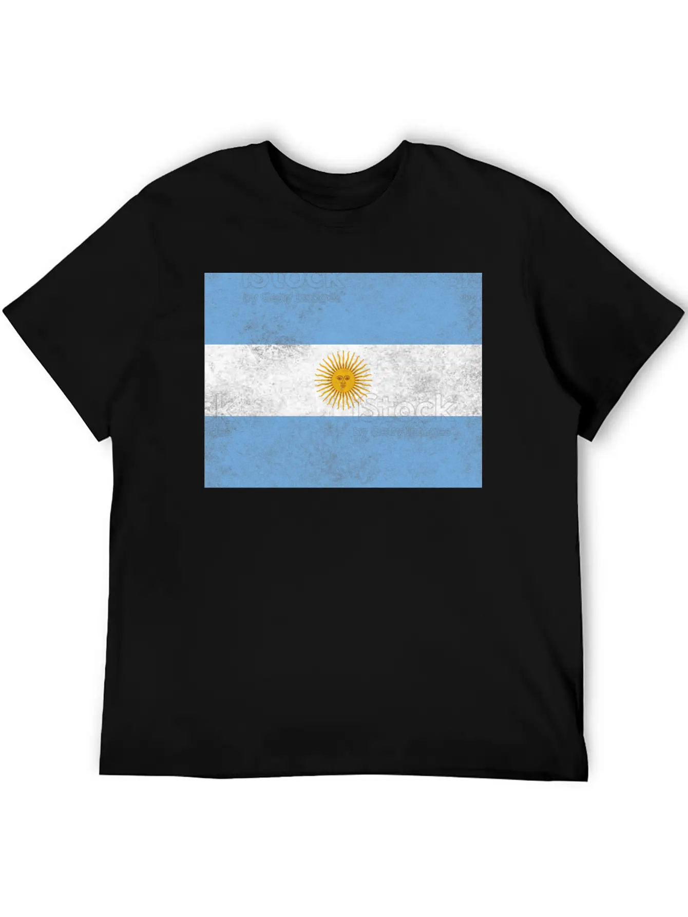 ARGENTINA FLAG Classic Crew Neck Graphic Tee – Everyday Minimal Look