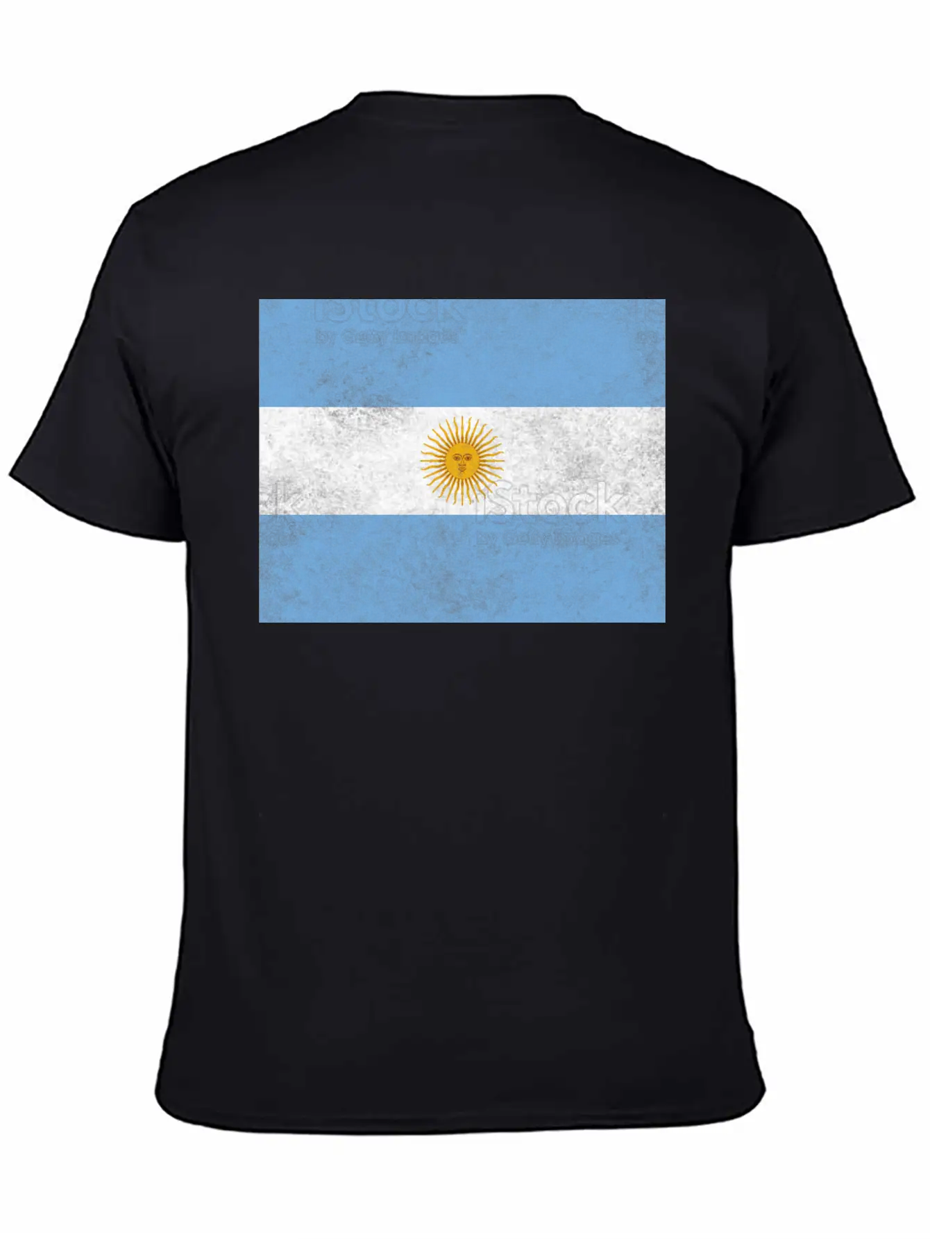 ARGENTINA FLAG Classic Crew Neck Graphic Tee – Everyday Minimal Look