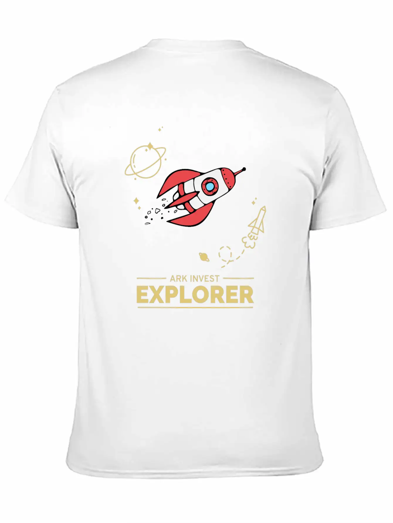 Ark Invest The Explorer Classic Basic Graphic T-Shirt – Daily Comfort In Soft Cotton