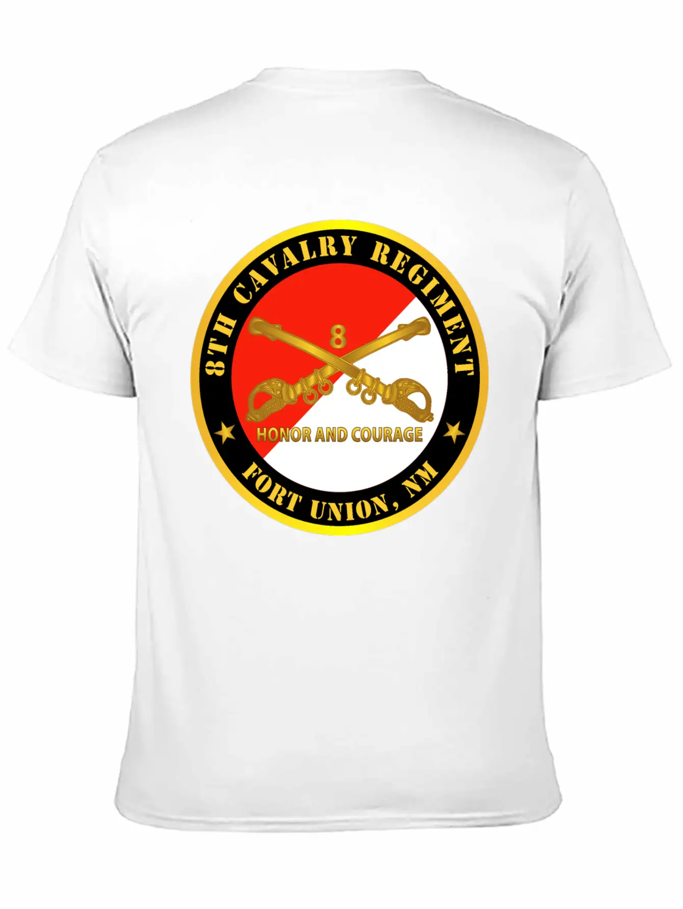 Army - 8th Cavalry Regiment Fort Union NM Stylish Everyday T-Shirt – Unisex Basic Cotton Tee