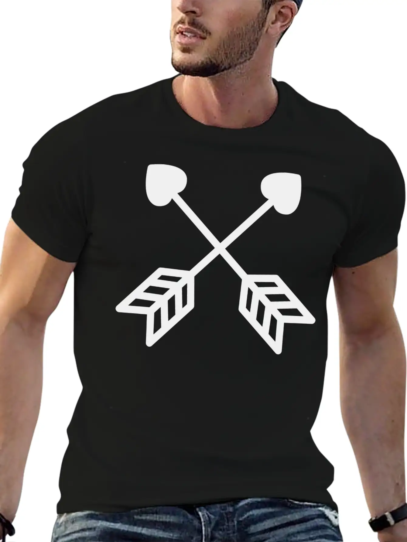 Arrow Heart Relaxed Everyday Tee – Lightweight And Durable Cotton