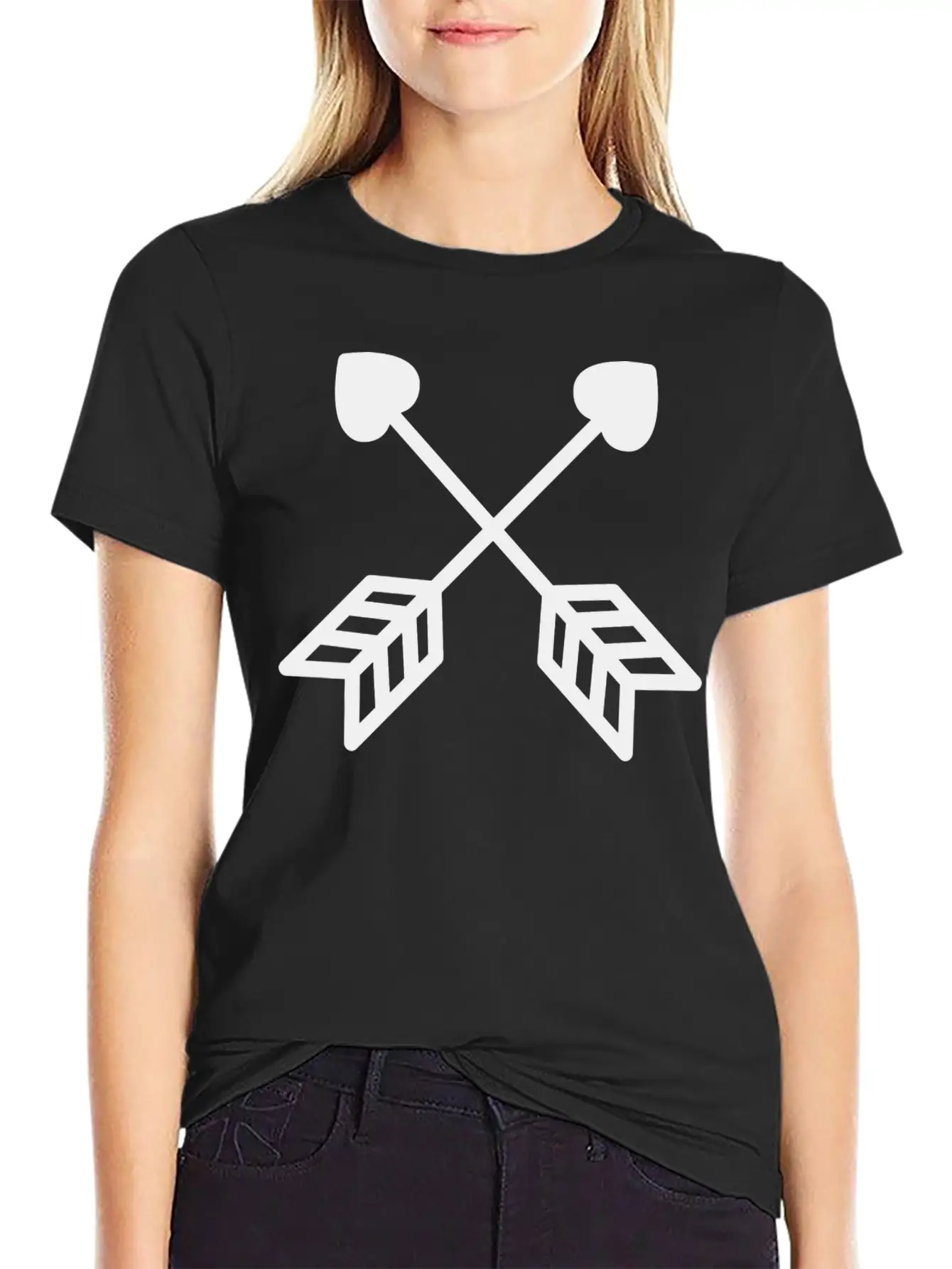 Arrow Heart Relaxed Everyday Tee – Lightweight And Durable Cotton