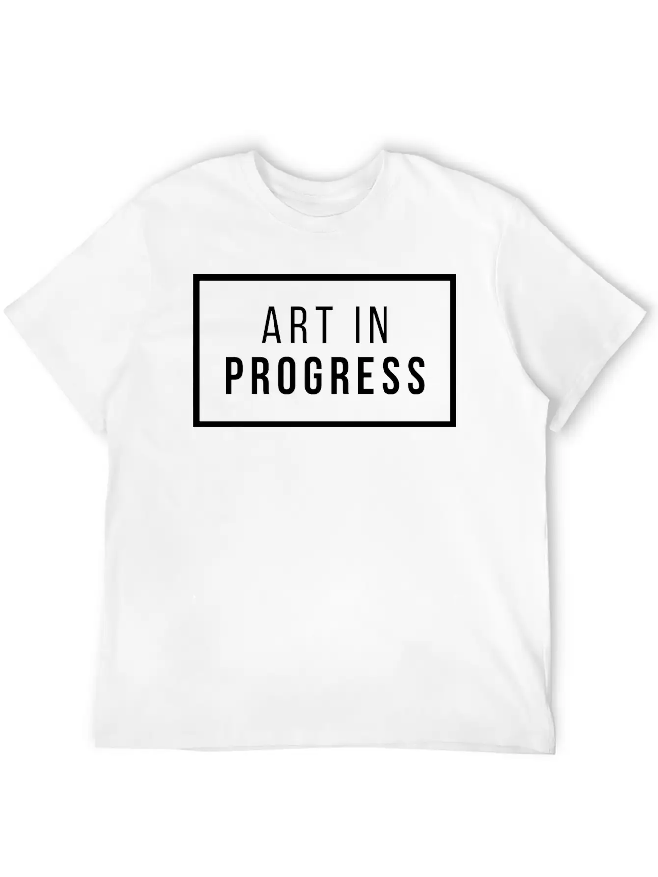 Art In Progress Lightweight Cotton T-Shirt – Daily Comfort Graphic Shirt