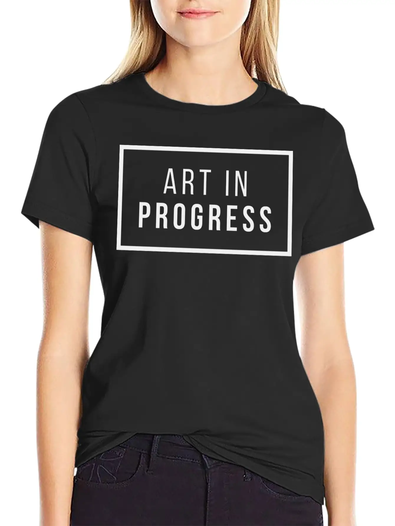 Art In Progress Lightweight Cotton T-Shirt – Daily Comfort Graphic Shirt