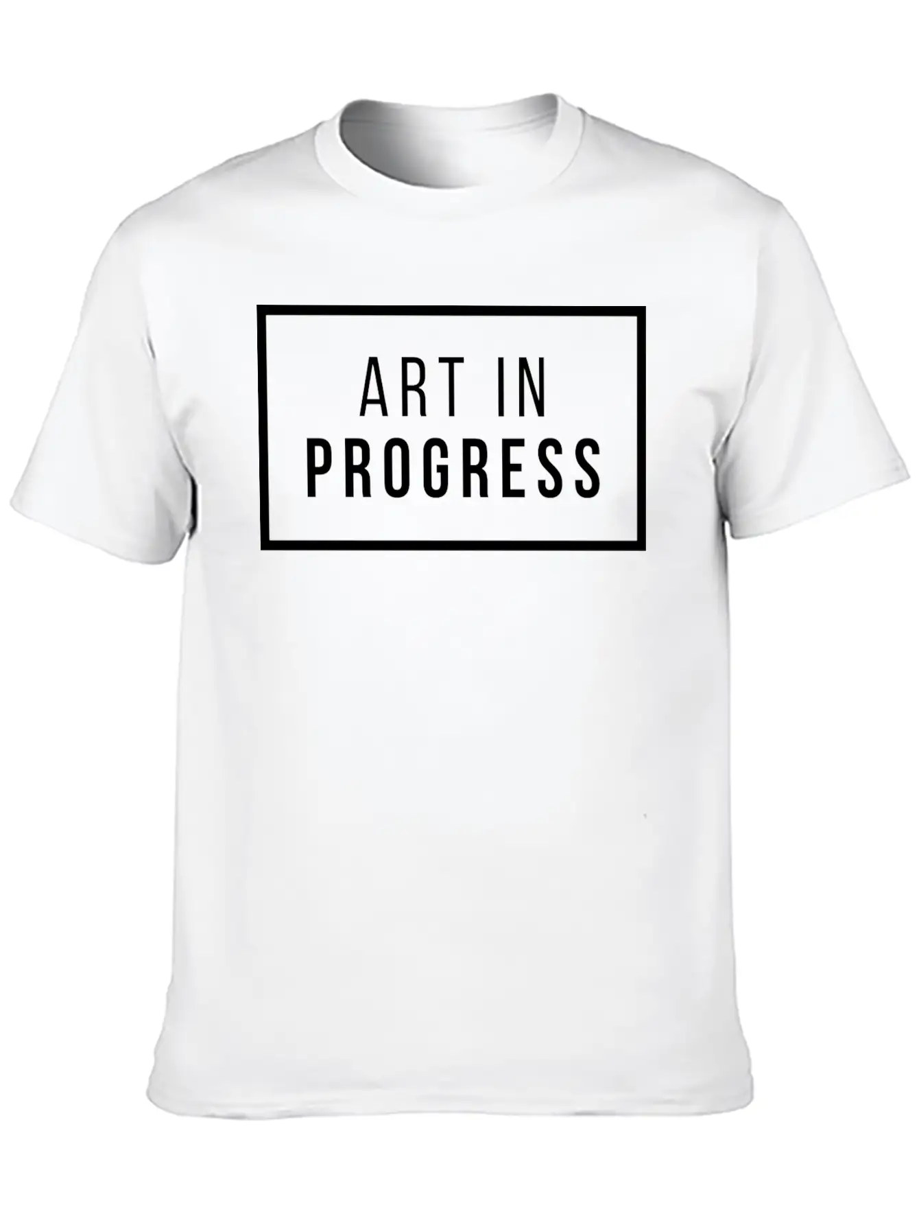 Art In Progress Lightweight Cotton T-Shirt – Daily Comfort Graphic Shirt