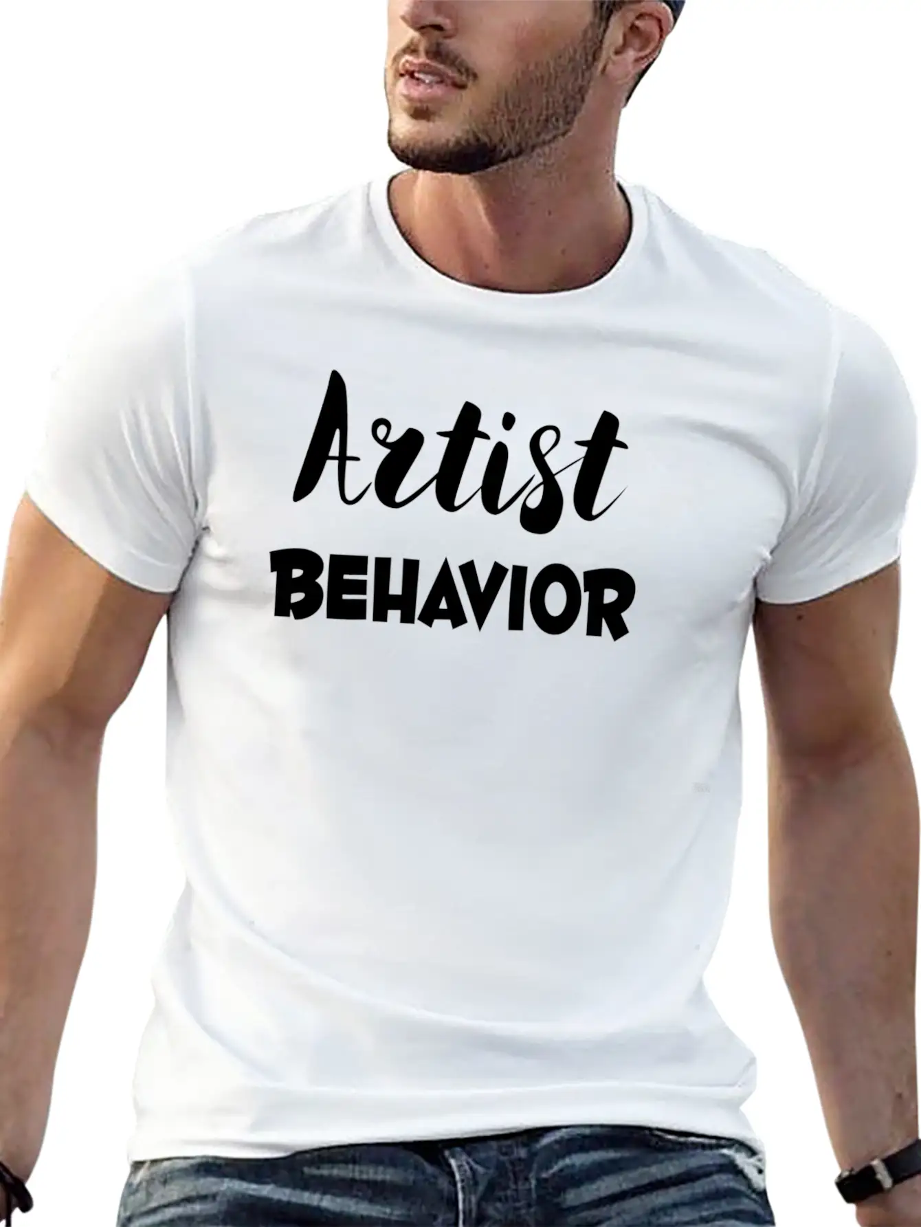Artist Behavior Basic Graphic T-Shirt – Daily Comfort In Soft Cotton