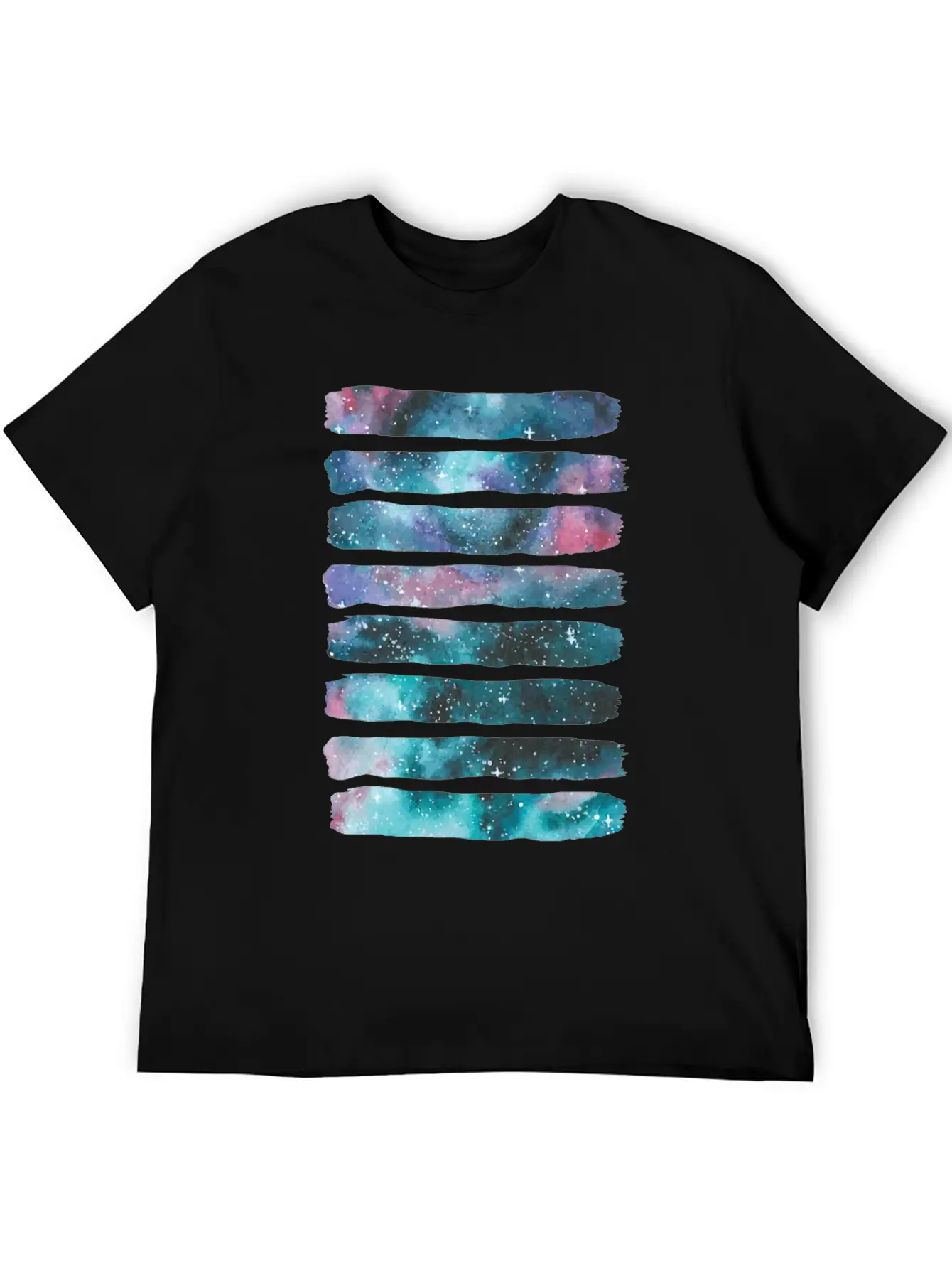 Artistic Outer Space Cosmic Galaxy Universe Nebula Stylish Everyday T-Shirt – Unisex Basic Cotton Tee