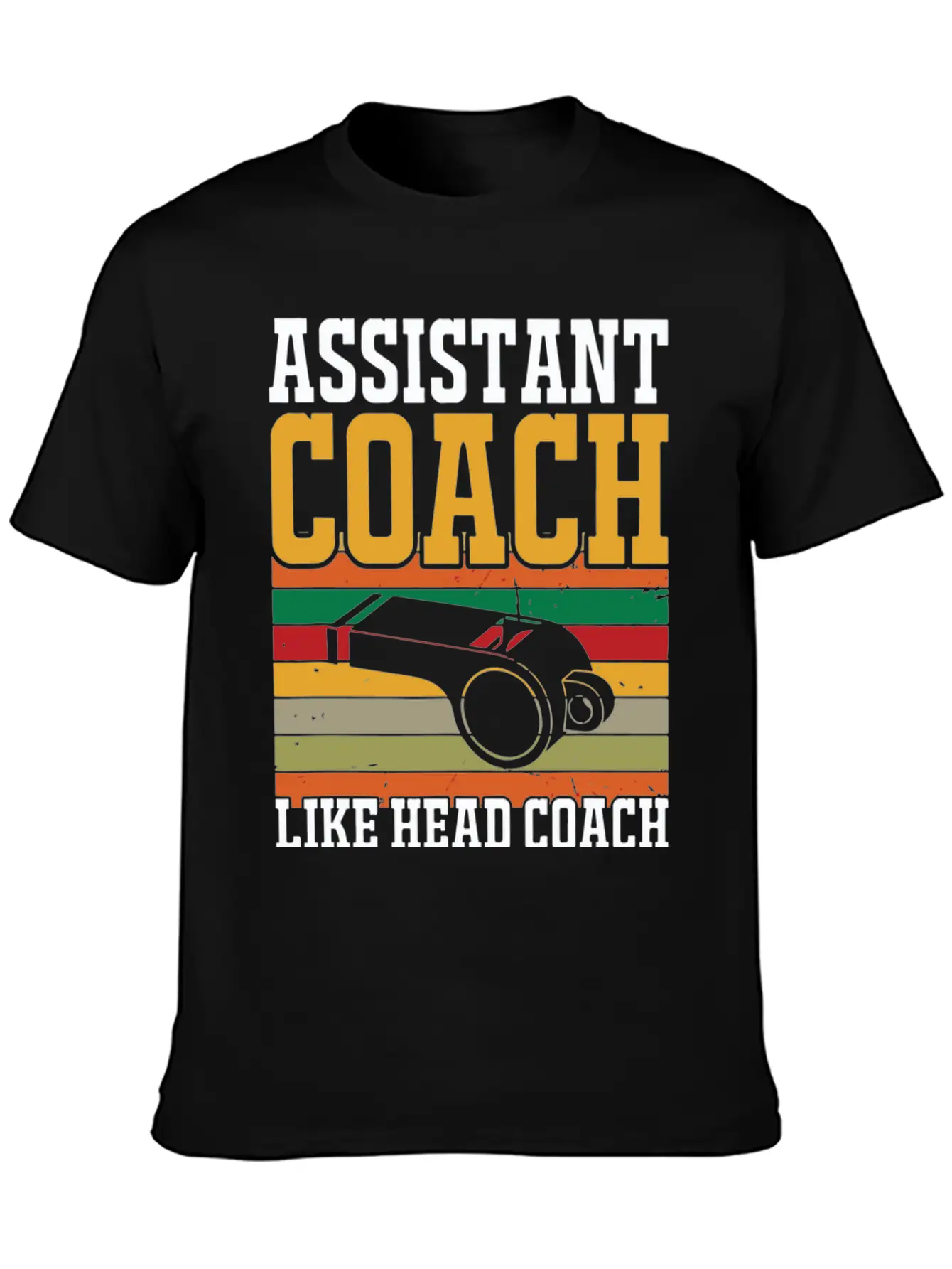 Assistant Coach Soccer Softball Sports Coaching Unisex Cotton Tee – Relaxed Fit For Any Occasion