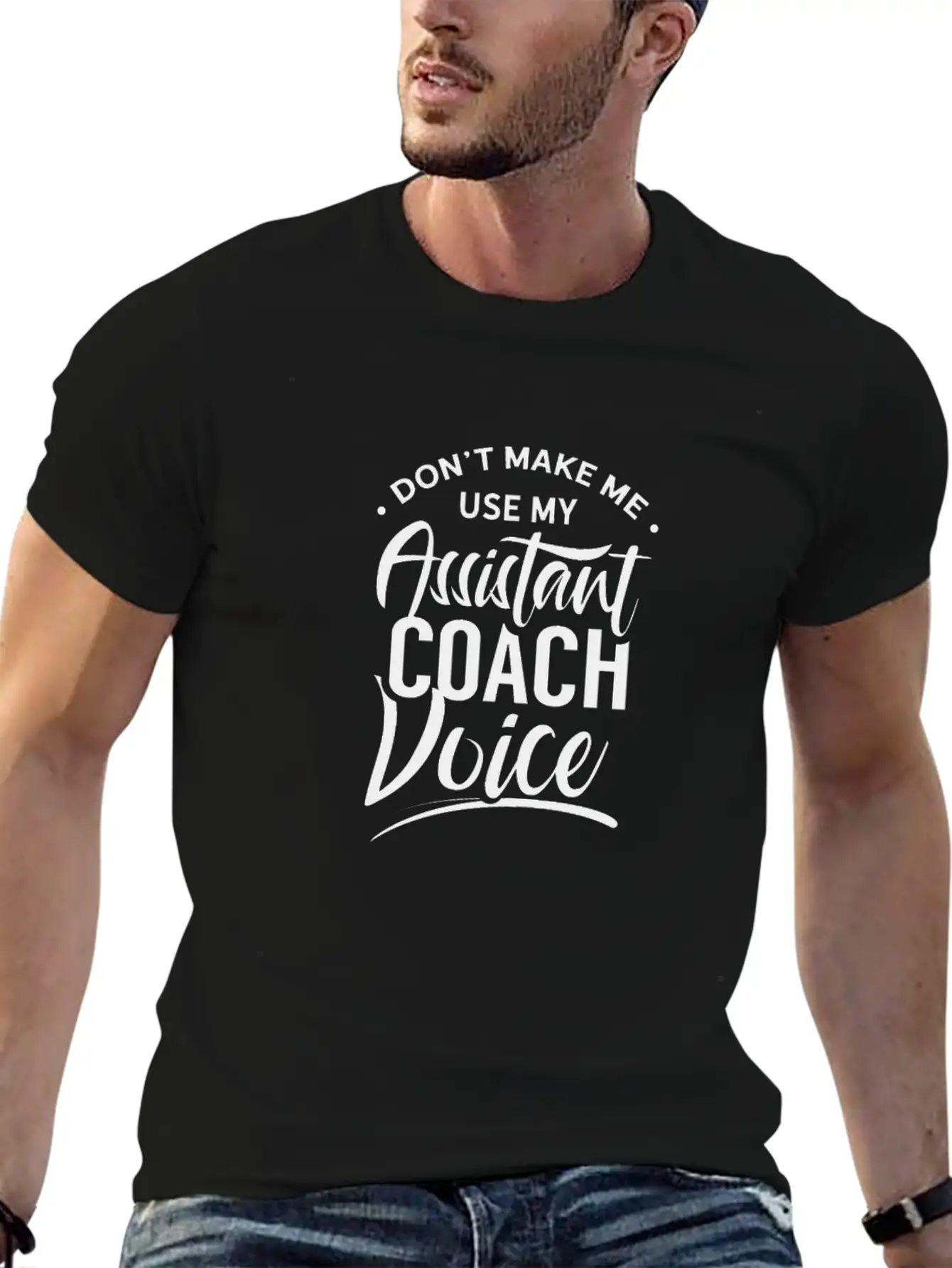Assistant Trainer Voice Coaches Assistant Coach Lightweight Cotton T-Shirt – Daily Comfort Graphic Shirt