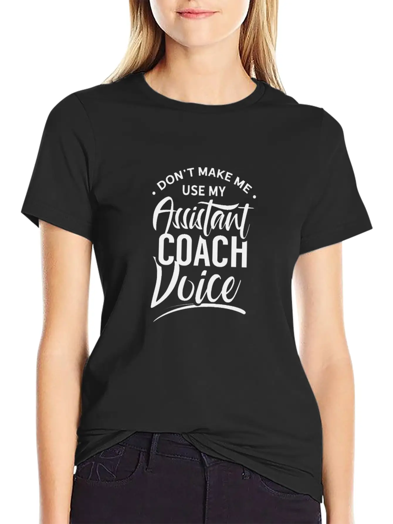 Assistant Trainer Voice Coaches Assistant Coach Lightweight Cotton T-Shirt – Daily Comfort Graphic Shirt