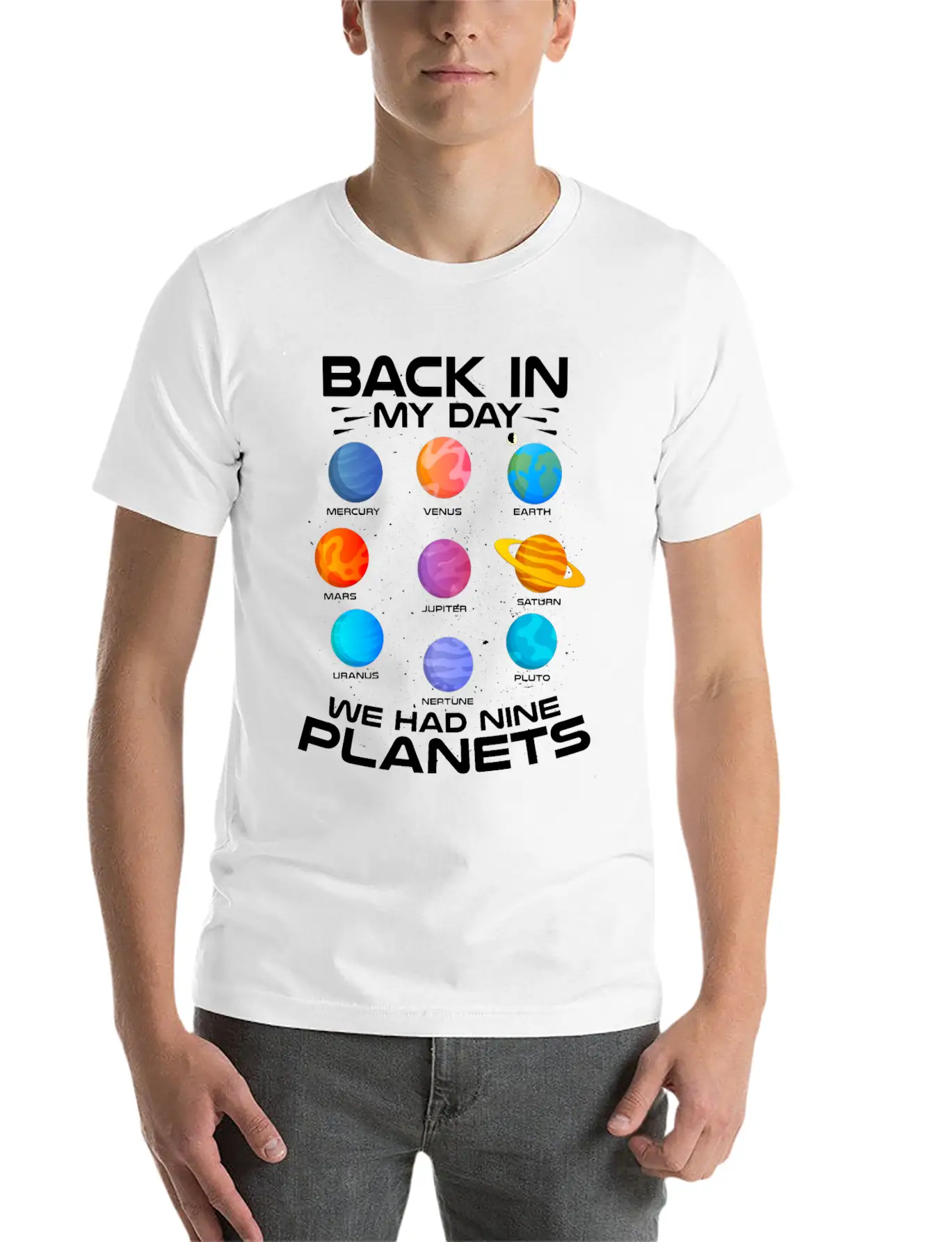 Astronomy Universe Outer Space Galaxy Astrophysics Simple Everyday Graphic Tee – Lightweight Summer Wear