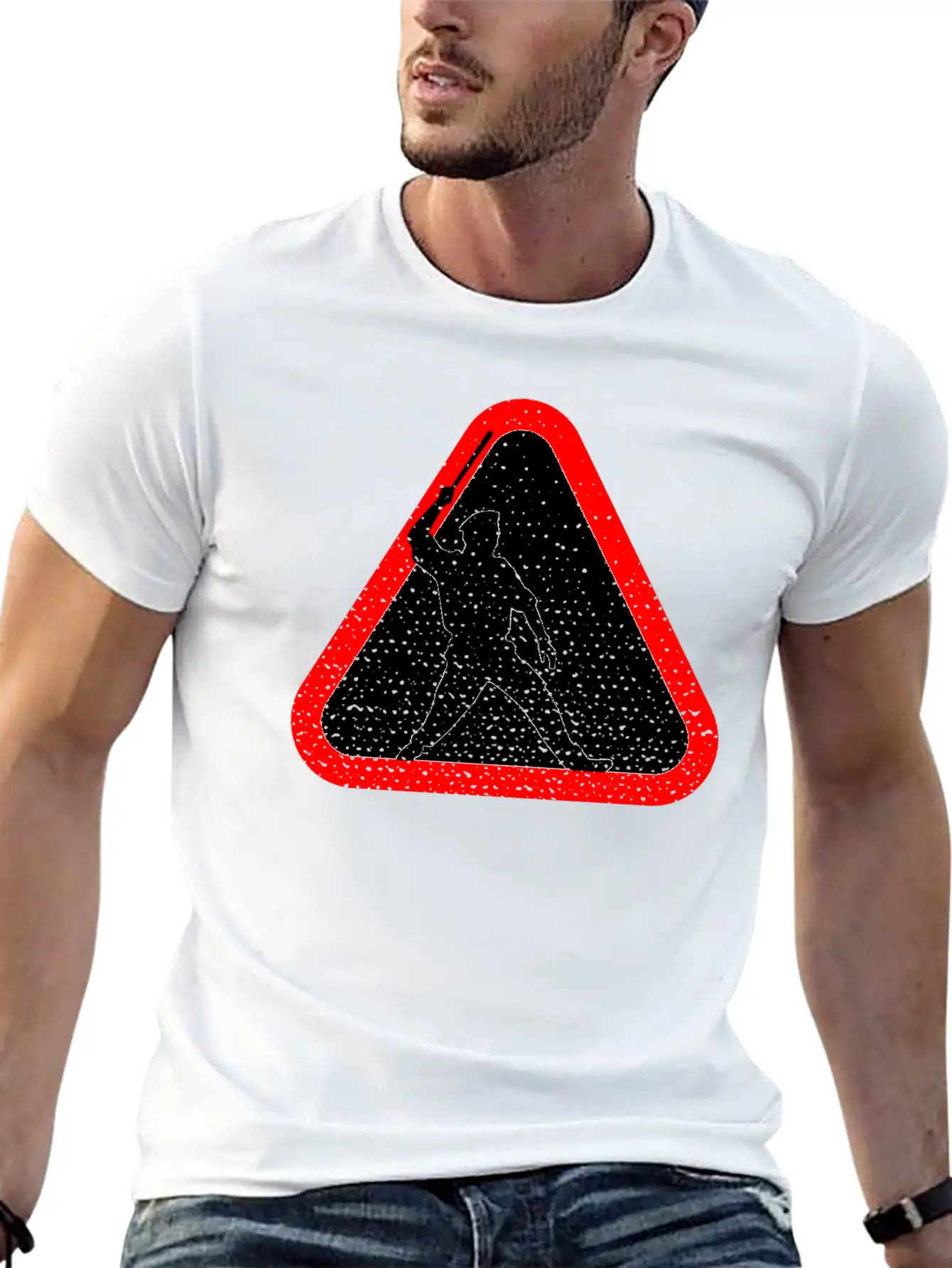 Attention Policeman Stylish Everyday T-Shirt – Unisex Basic Cotton Tee