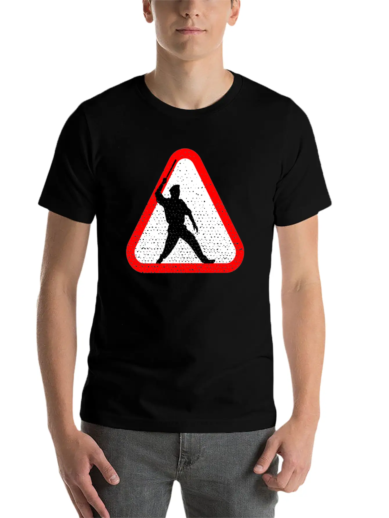 Attention Policeman Stylish Everyday T-Shirt – Unisex Basic Cotton Tee