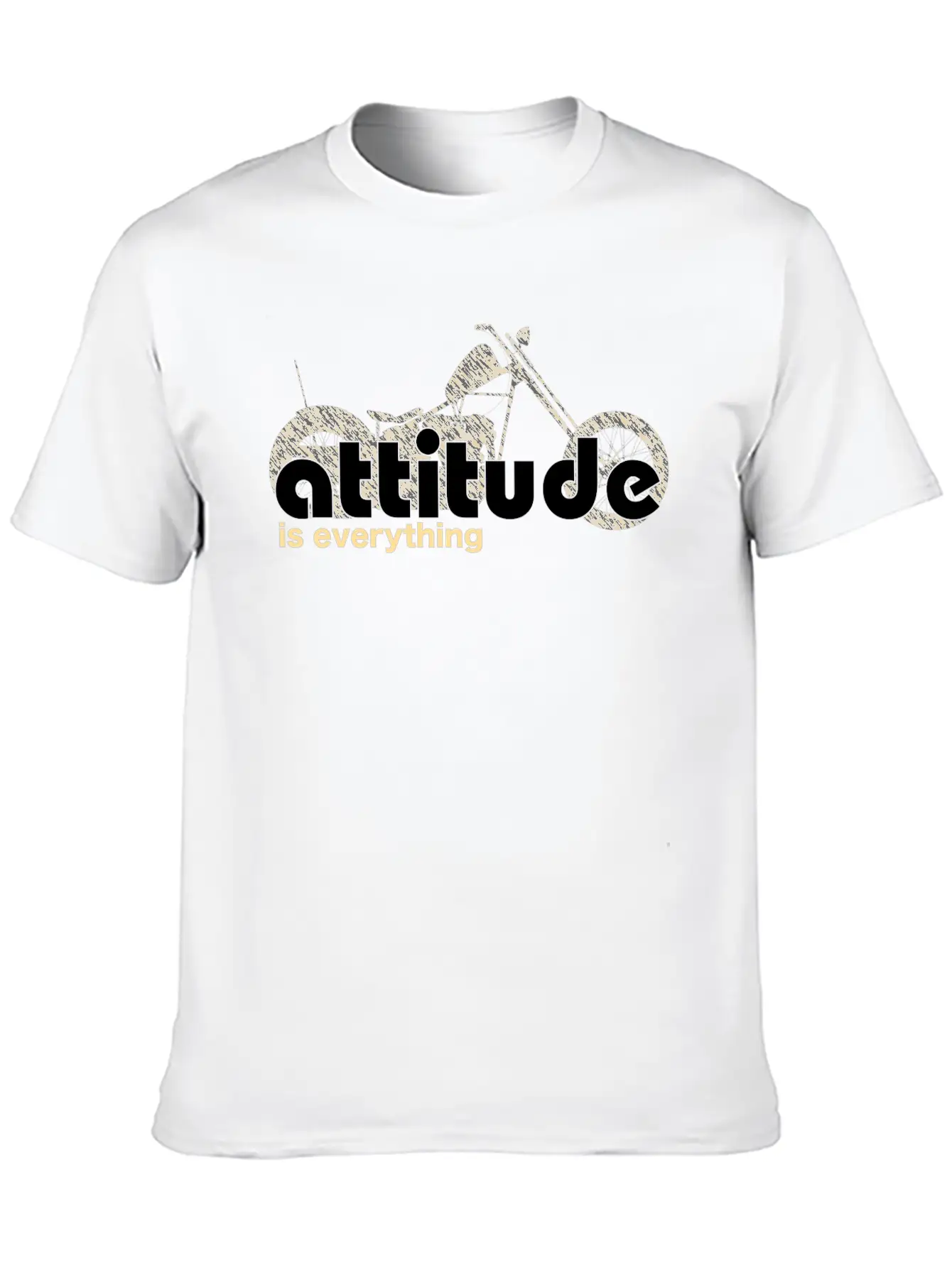 Attitude Is Everything. Basic Graphic T-Shirt – Daily Comfort In Soft Cotton