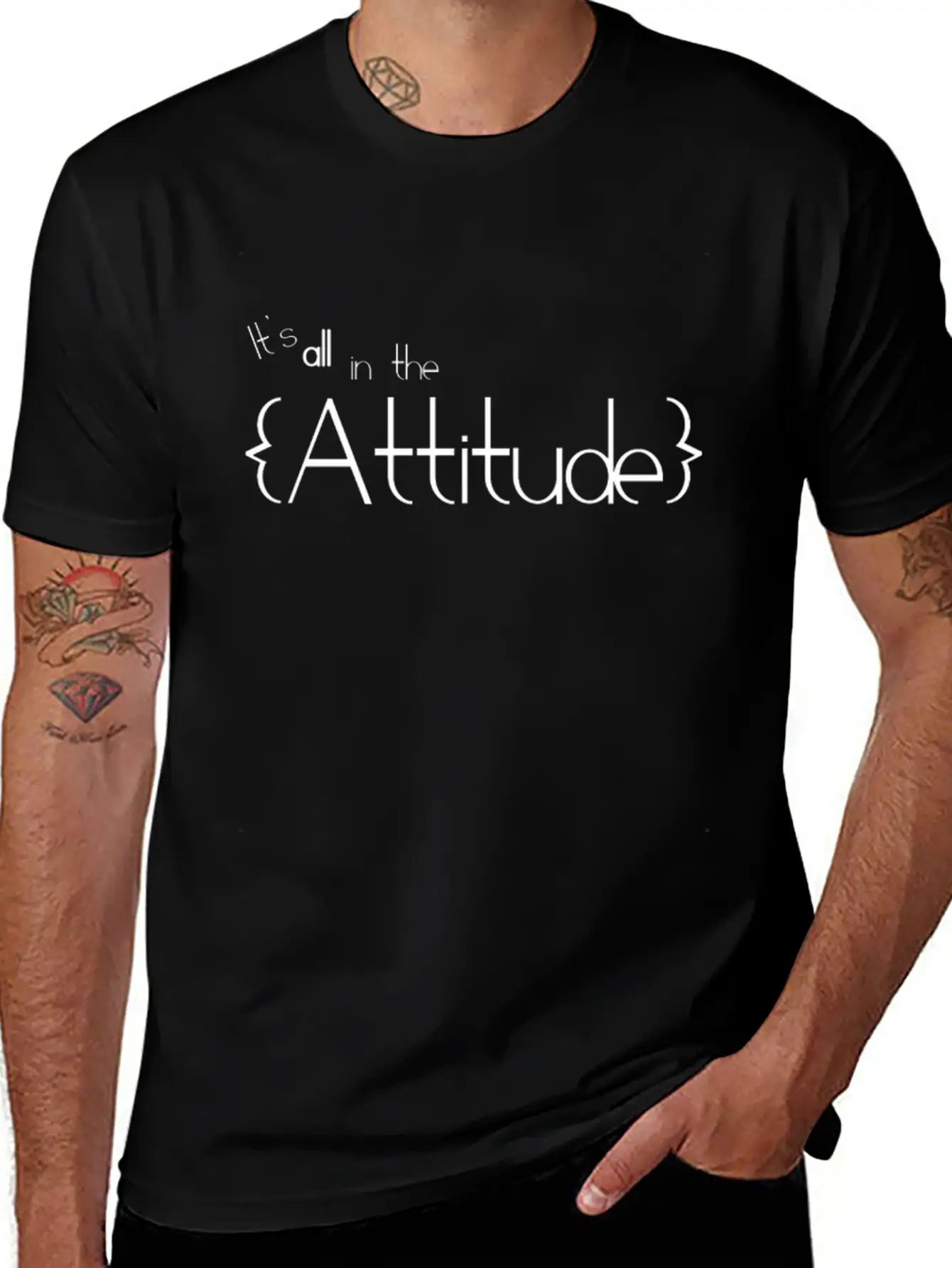 Attitude Stylish Everyday T-Shirt – Unisex Basic Cotton Tee