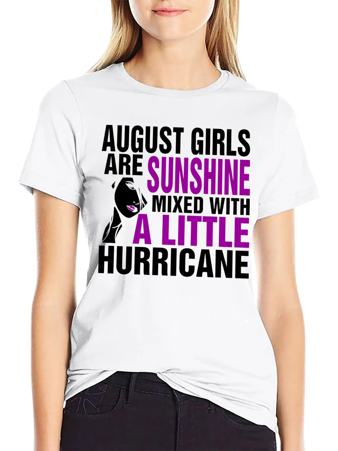 August Girls Are Sunshine Mixed With A Little Stylish Everyday T-Shirt – Unisex Basic Cotton Tee