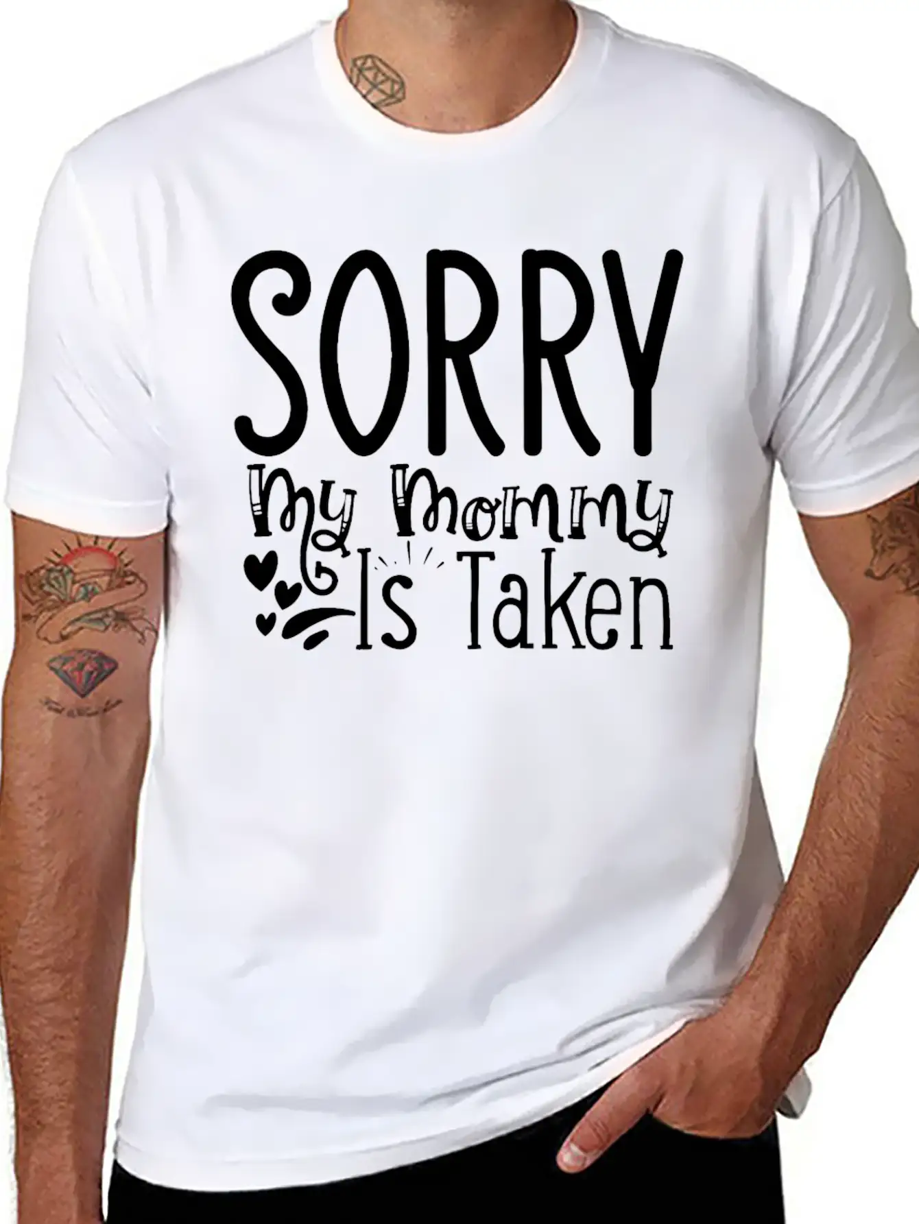Aunt Line Sorry My Mommy Is Taken Lightweight Cotton T-Shirt – Daily Comfort Graphic Shirt