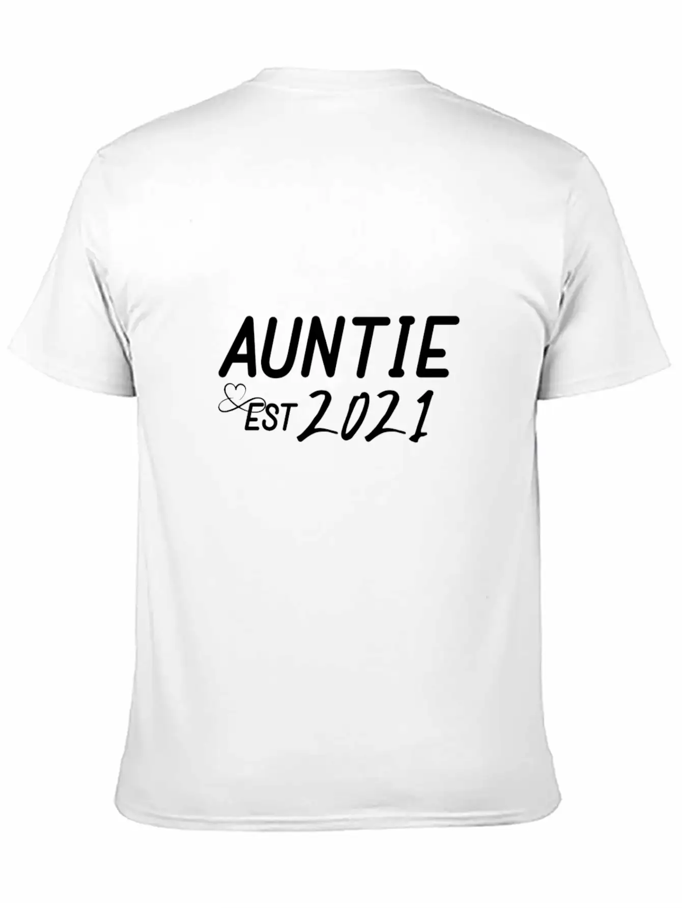 Auntie Est 2021 Basic Graphic T-Shirt – Daily Comfort In Soft Cotton