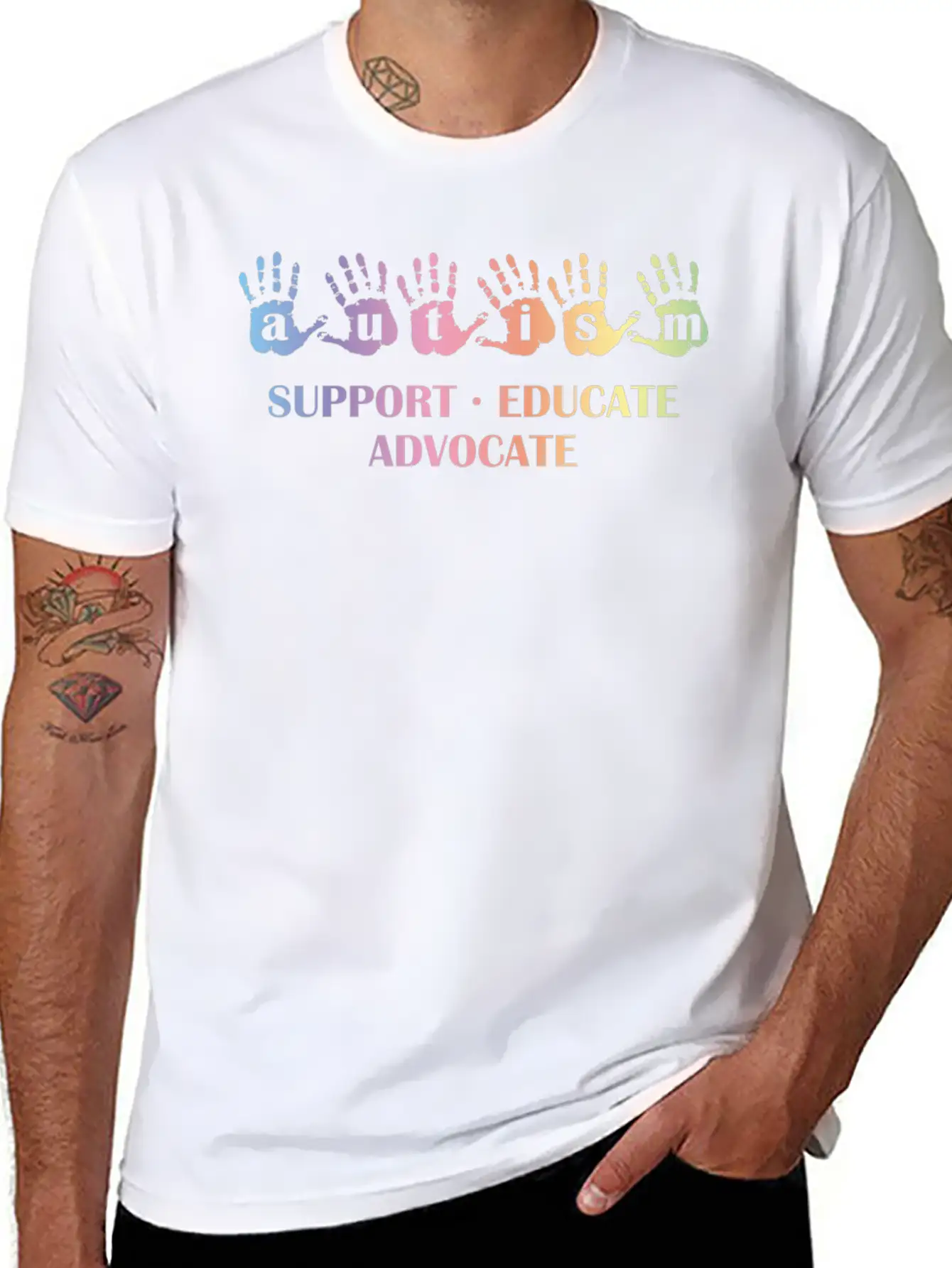 Autism Awareness Basic Graphic T-Shirt – Daily Comfort In Soft Cotton