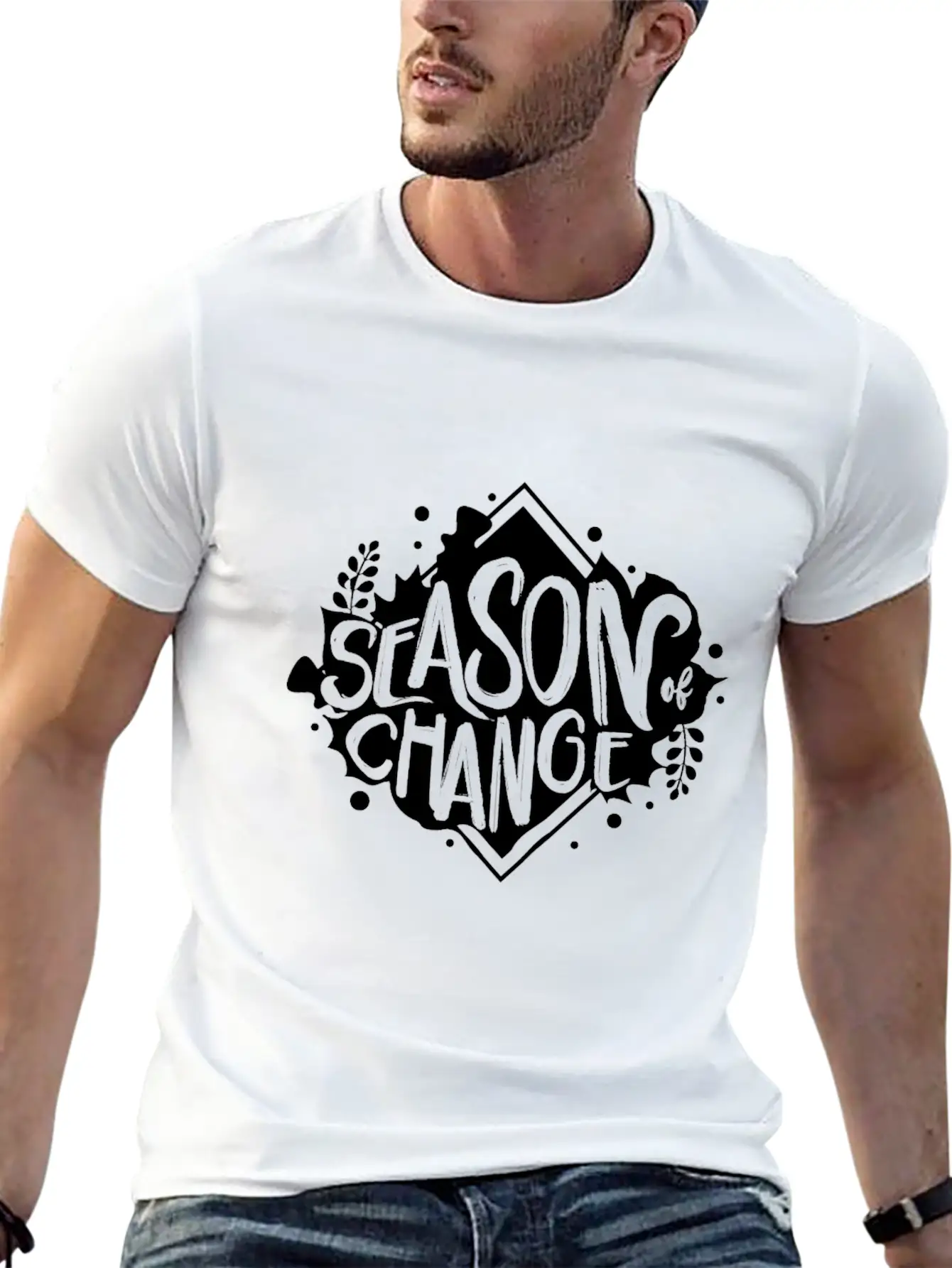 Autumn And Spring Basic Graphic T-Shirt – Daily Comfort In Soft Cotton