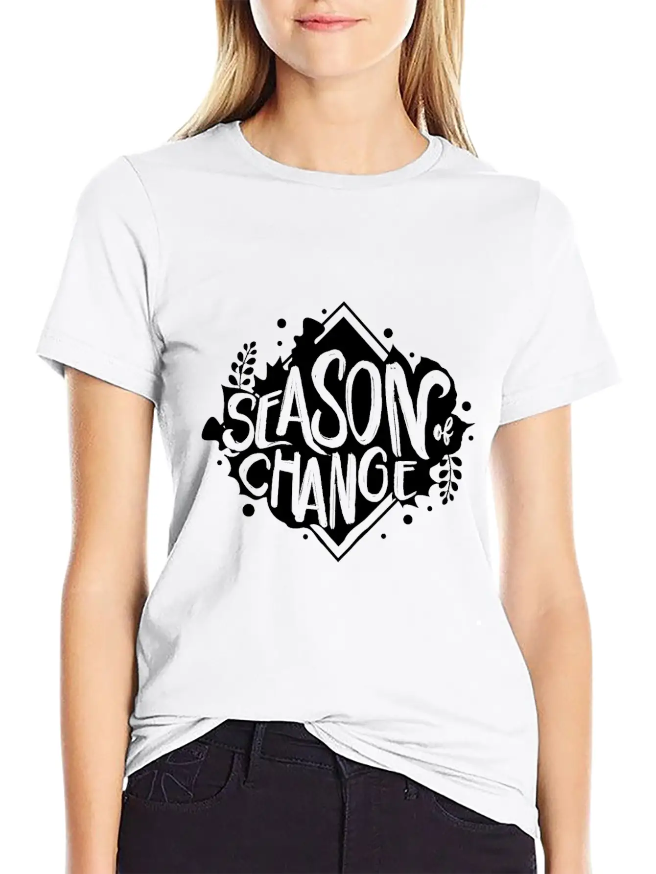 Autumn And Spring Basic Graphic T-Shirt – Daily Comfort In Soft Cotton