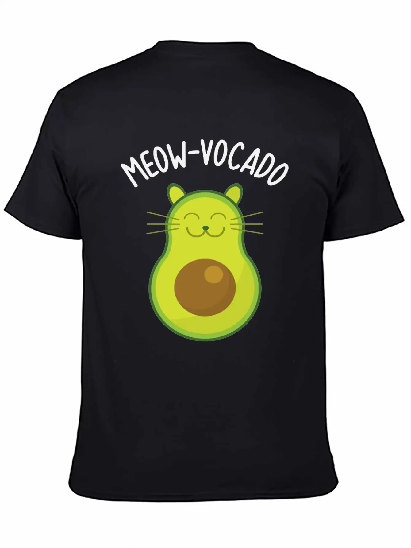 Avocado Keto Ketogen Cat Kitten No Carb Diet Gift Stylish Everyday T-Shirt – Unisex Basic Cotton Tee