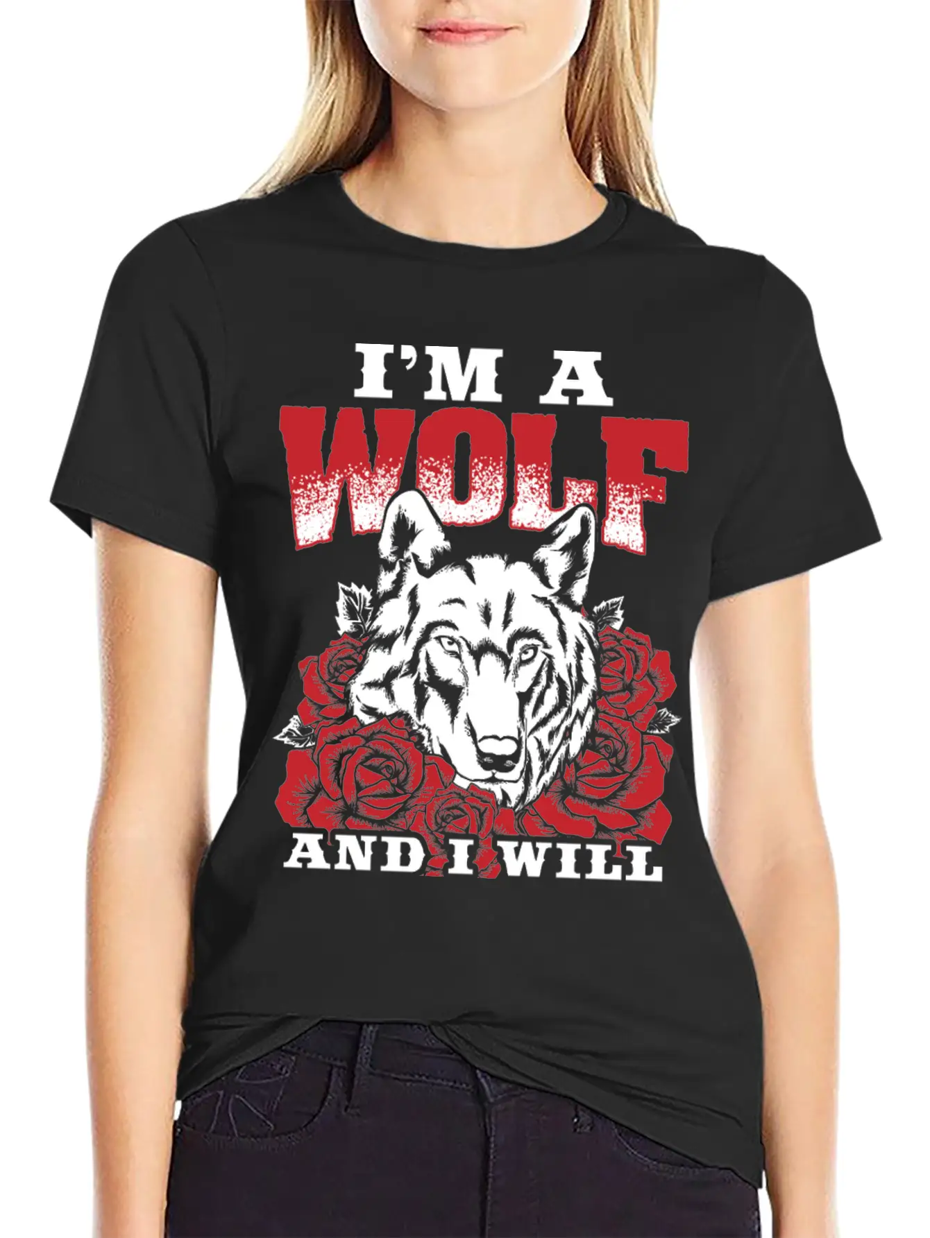 Awesome Wolf Design Quote I Will Survive Classic Cotton Tee – Unisex Comfort For Any Season