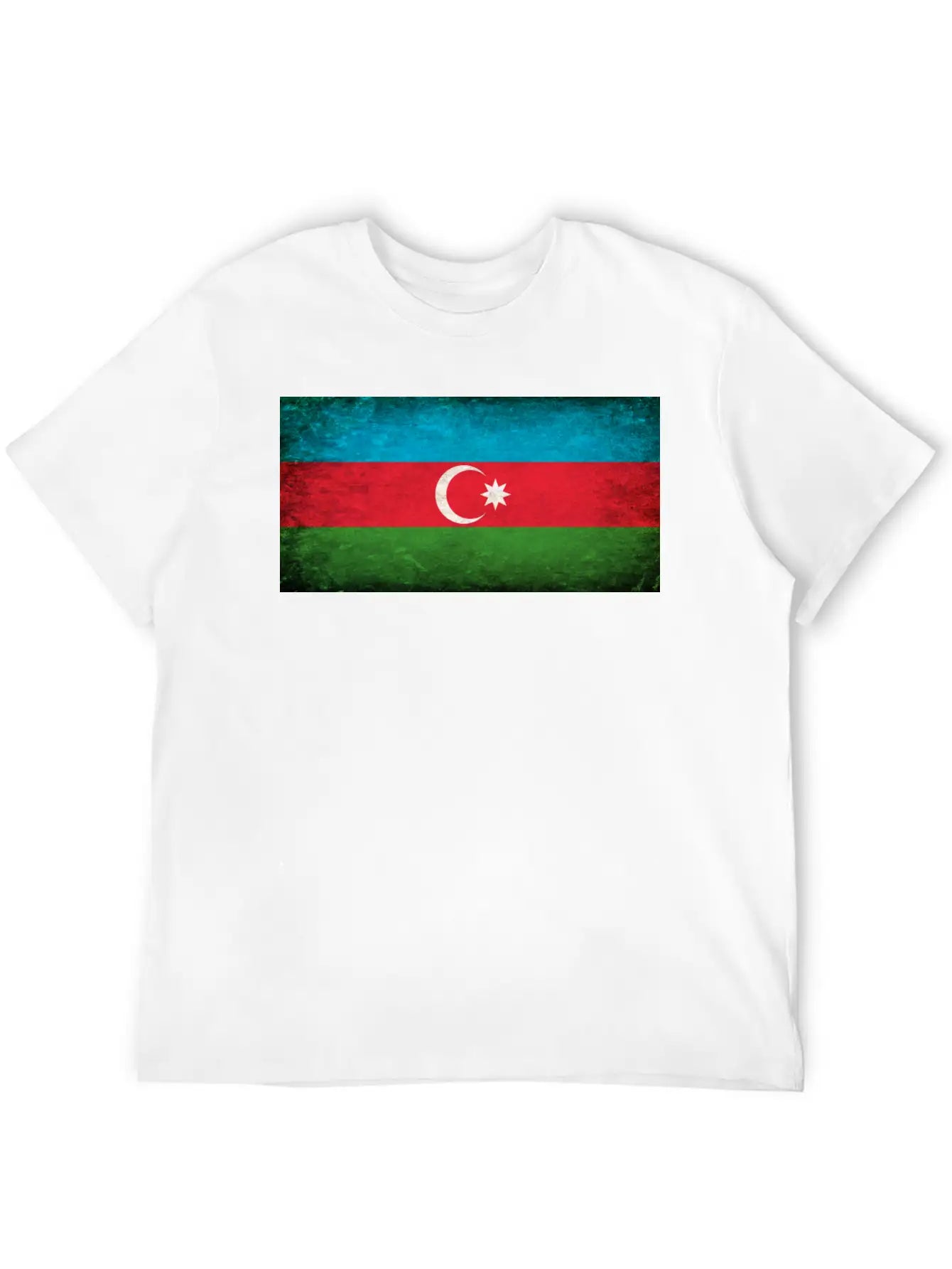 Azerbaijan Flag Stylish Everyday T-Shirt – Unisex Basic Cotton Tee
