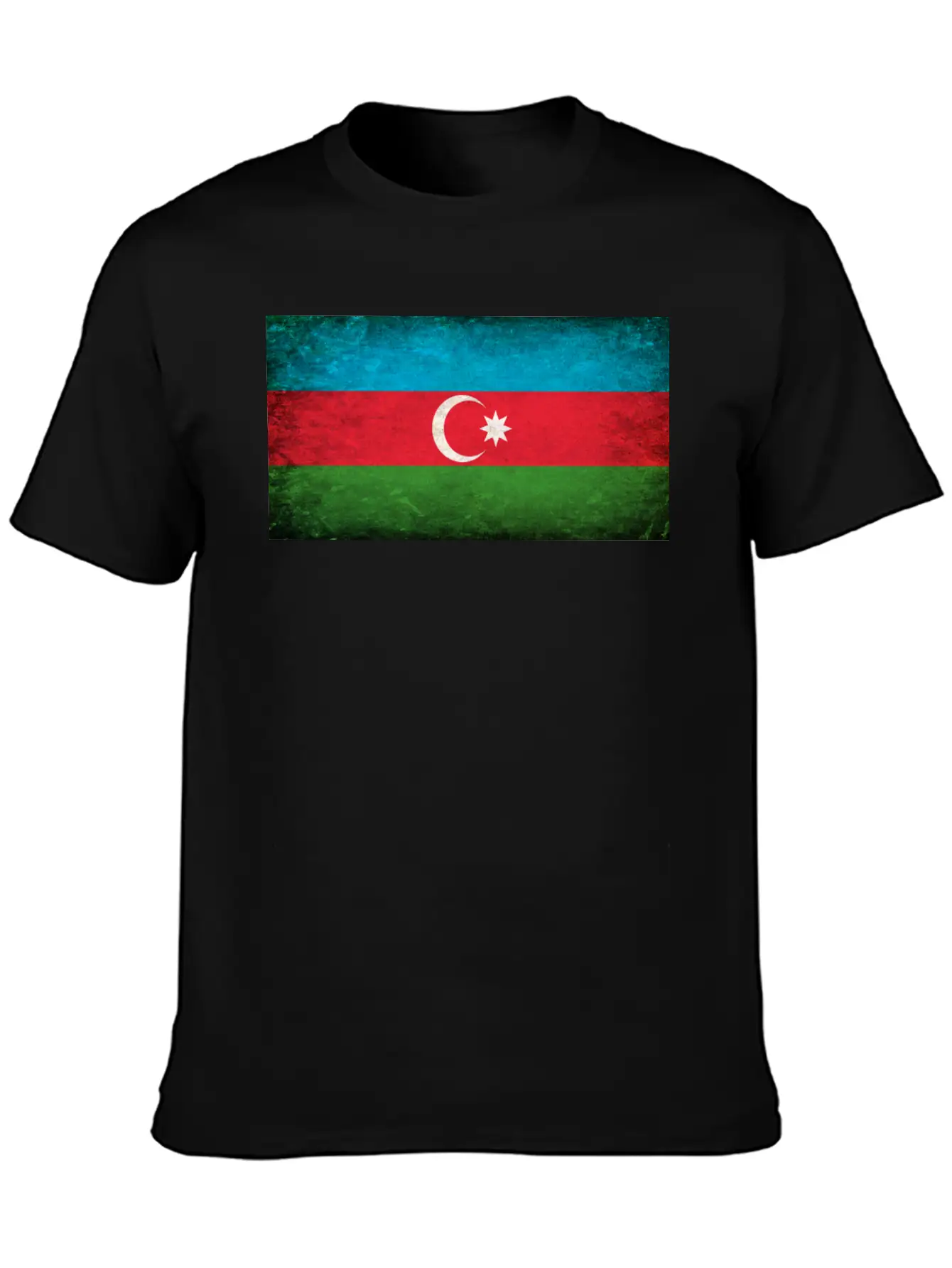 Azerbaijan Flag Stylish Everyday T-Shirt – Unisex Basic Cotton Tee
