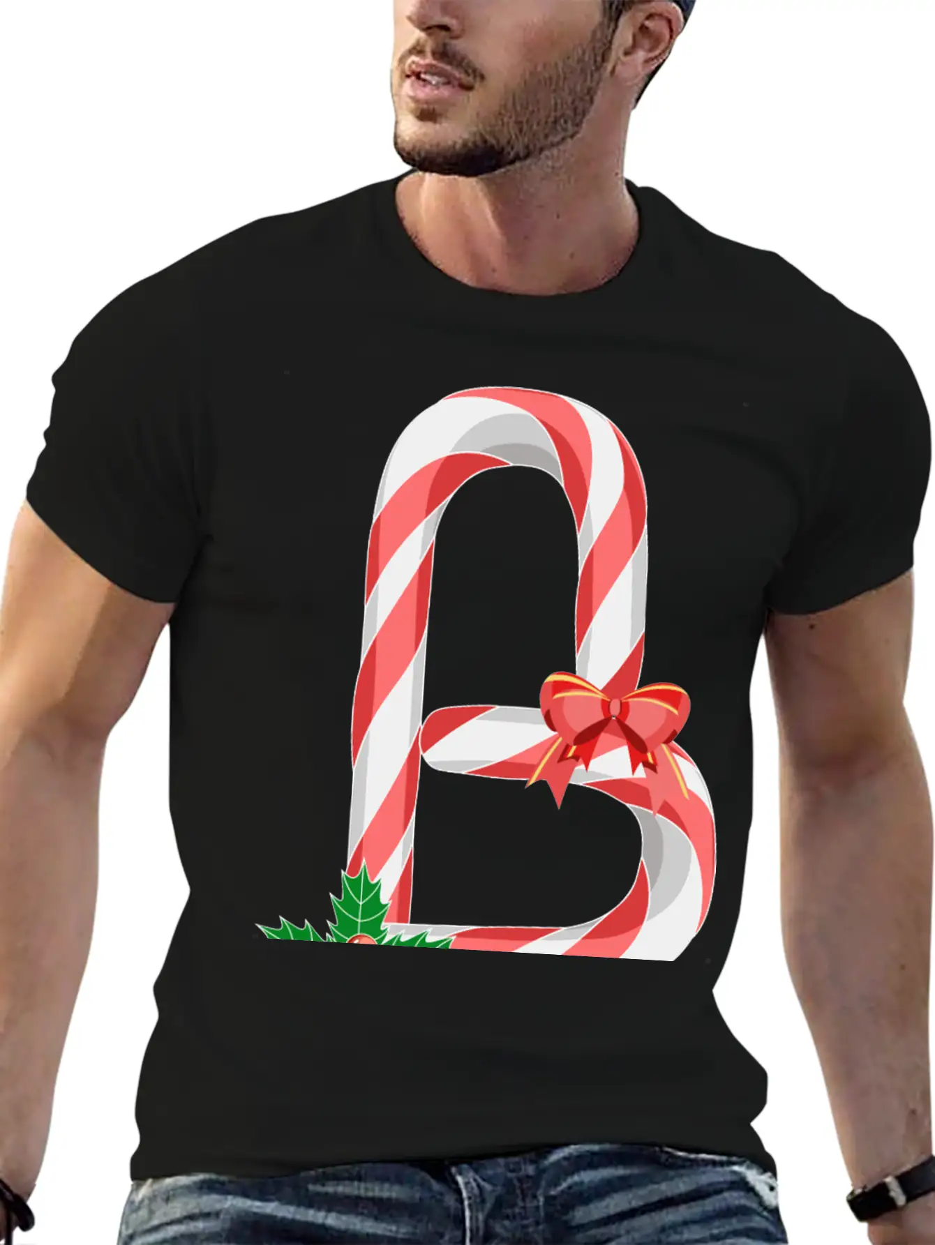 B Letter Basic Graphic T-Shirt – Daily Comfort In Soft Cotton