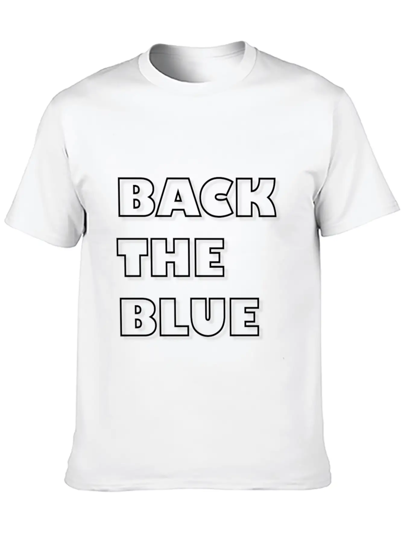 Back The Blue Kinder De Shirt Stylish Everyday T-Shirt – Unisex Basic Cotton Tee