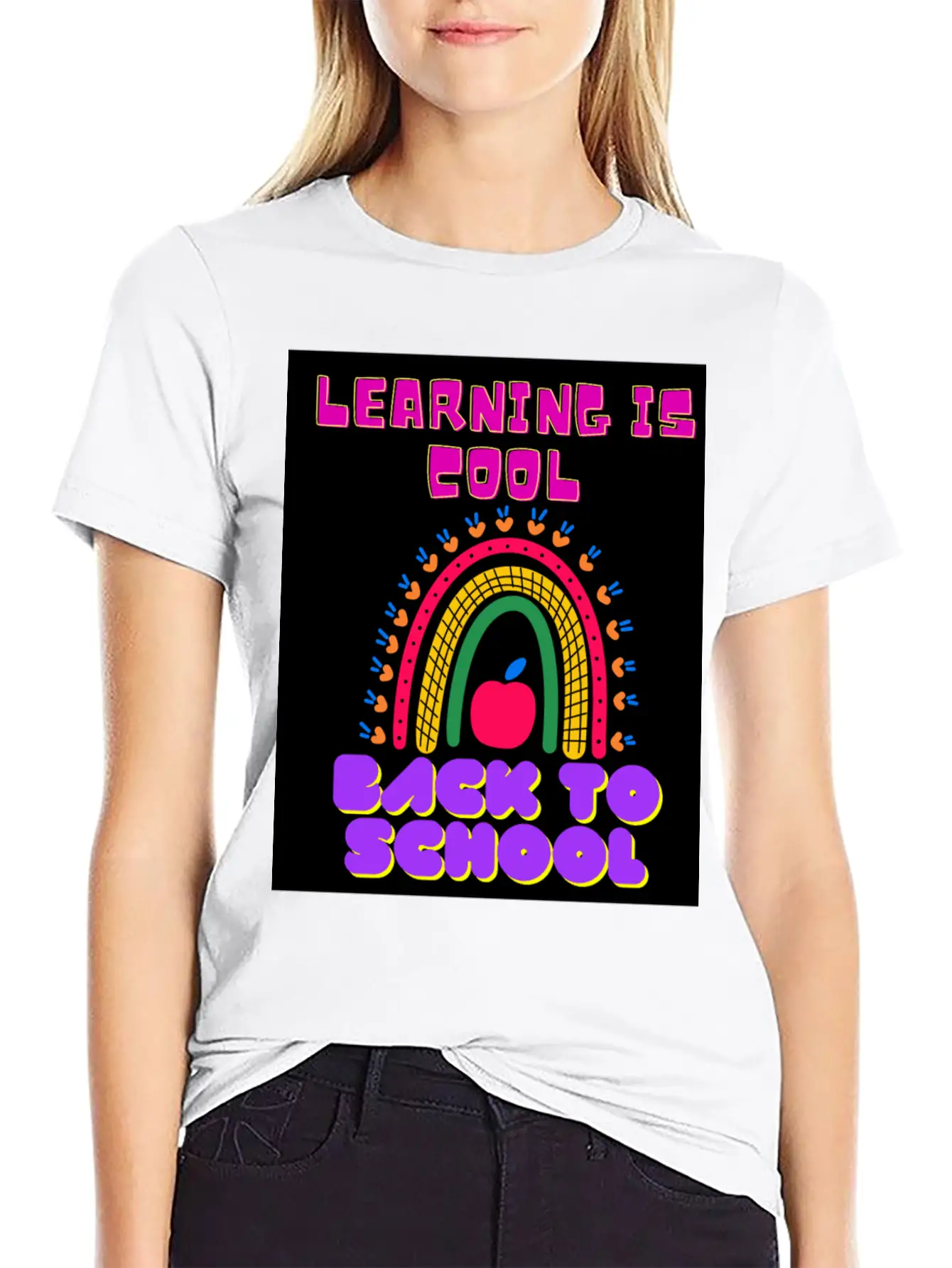 Back To School, LEARNING IS COOL BACK TO SCHOOL Unisex Casual T-Shirt – Clean Design For Daily Comfort