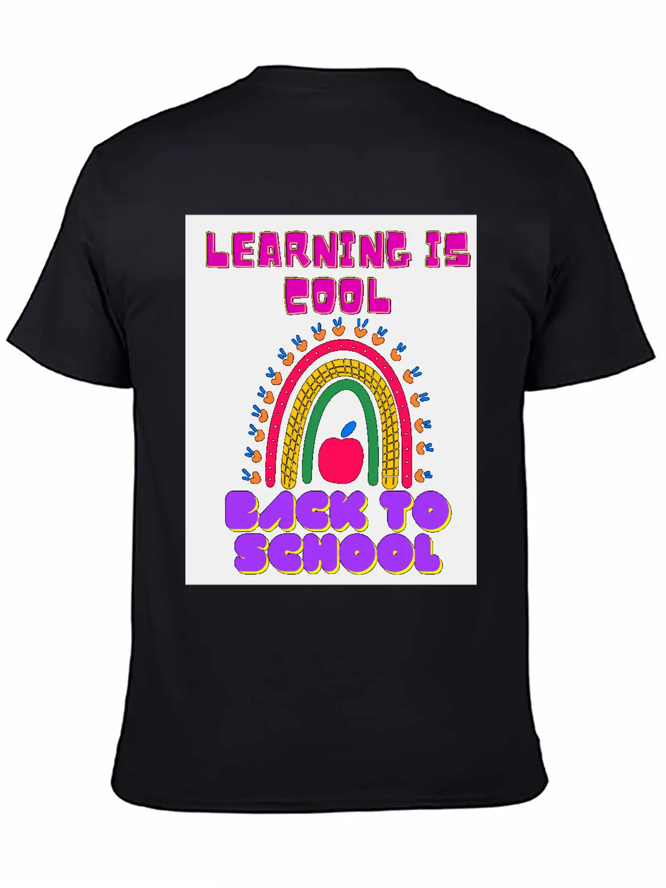 Back To School, LEARNING IS COOL BACK TO SCHOOL Unisex Casual T-Shirt – Clean Design For Daily Comfort
