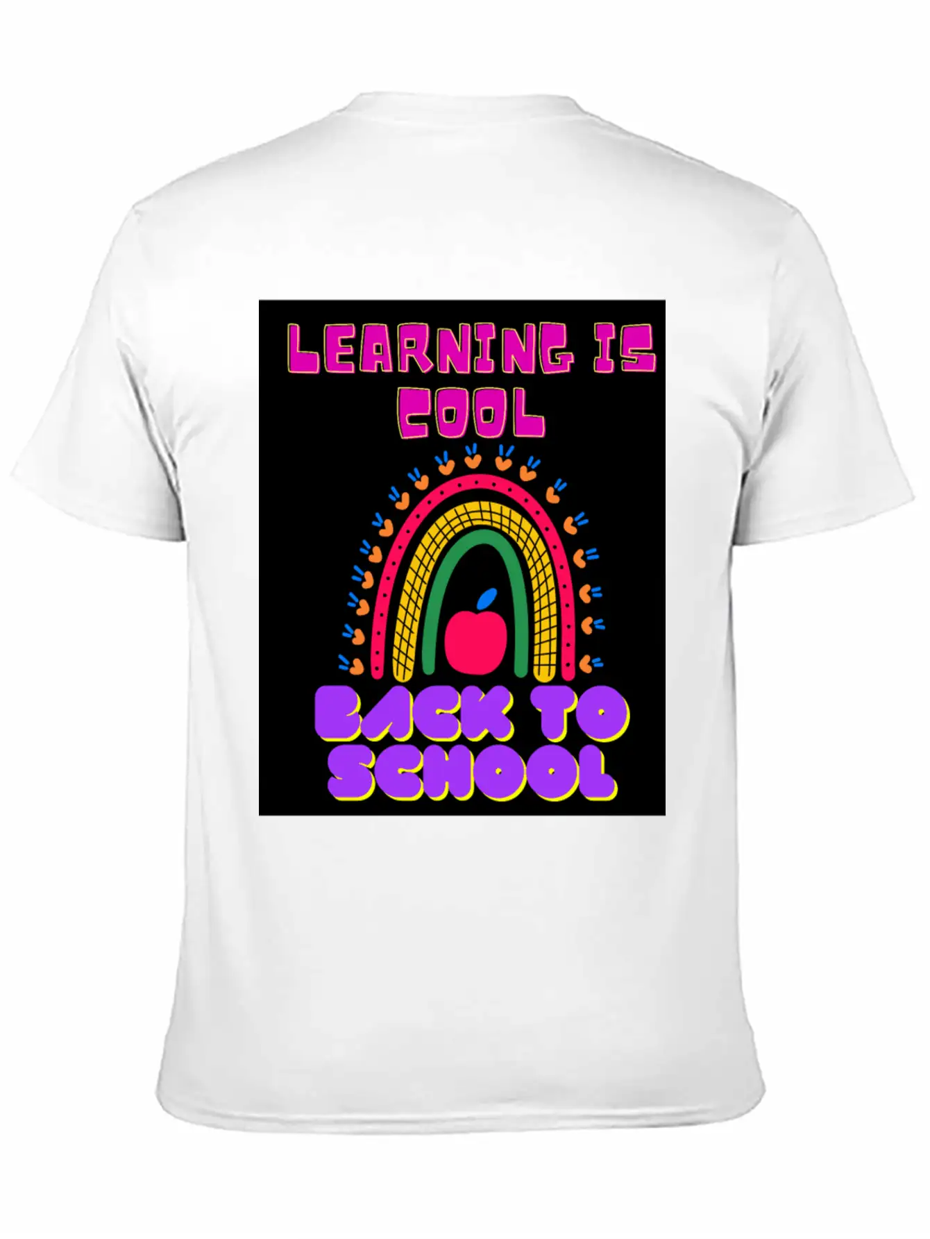 Back To School, LEARNING IS COOL BACK TO SCHOOL Unisex Casual T-Shirt – Clean Design For Daily Comfort