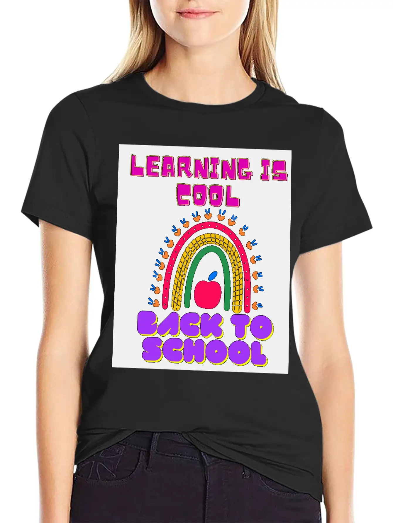 Back To School, LEARNING IS COOL BACK TO SCHOOL Unisex Casual T-Shirt – Clean Design For Daily Comfort