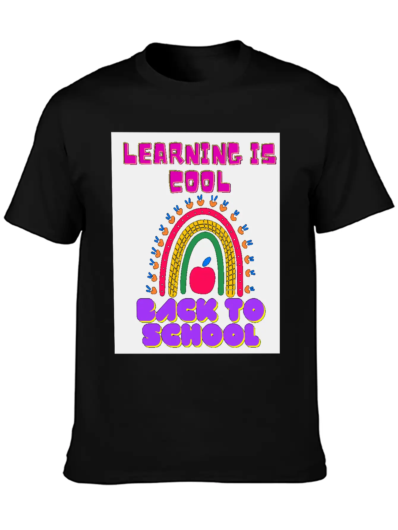 Back To School, LEARNING IS COOL BACK TO SCHOOL Unisex Casual T-Shirt – Clean Design For Daily Comfort