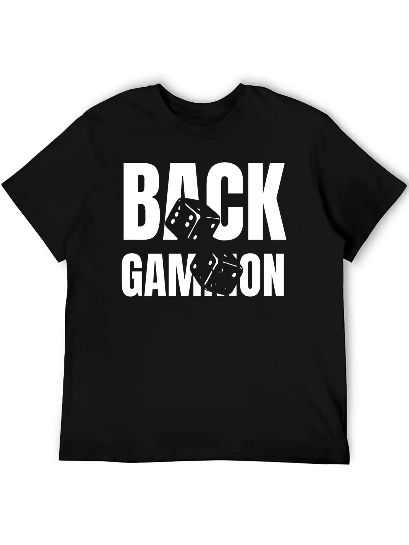 Backgammon Game Dice Competition Player Lover Stylish Everyday T-Shirt – Unisex Basic Cotton Tee