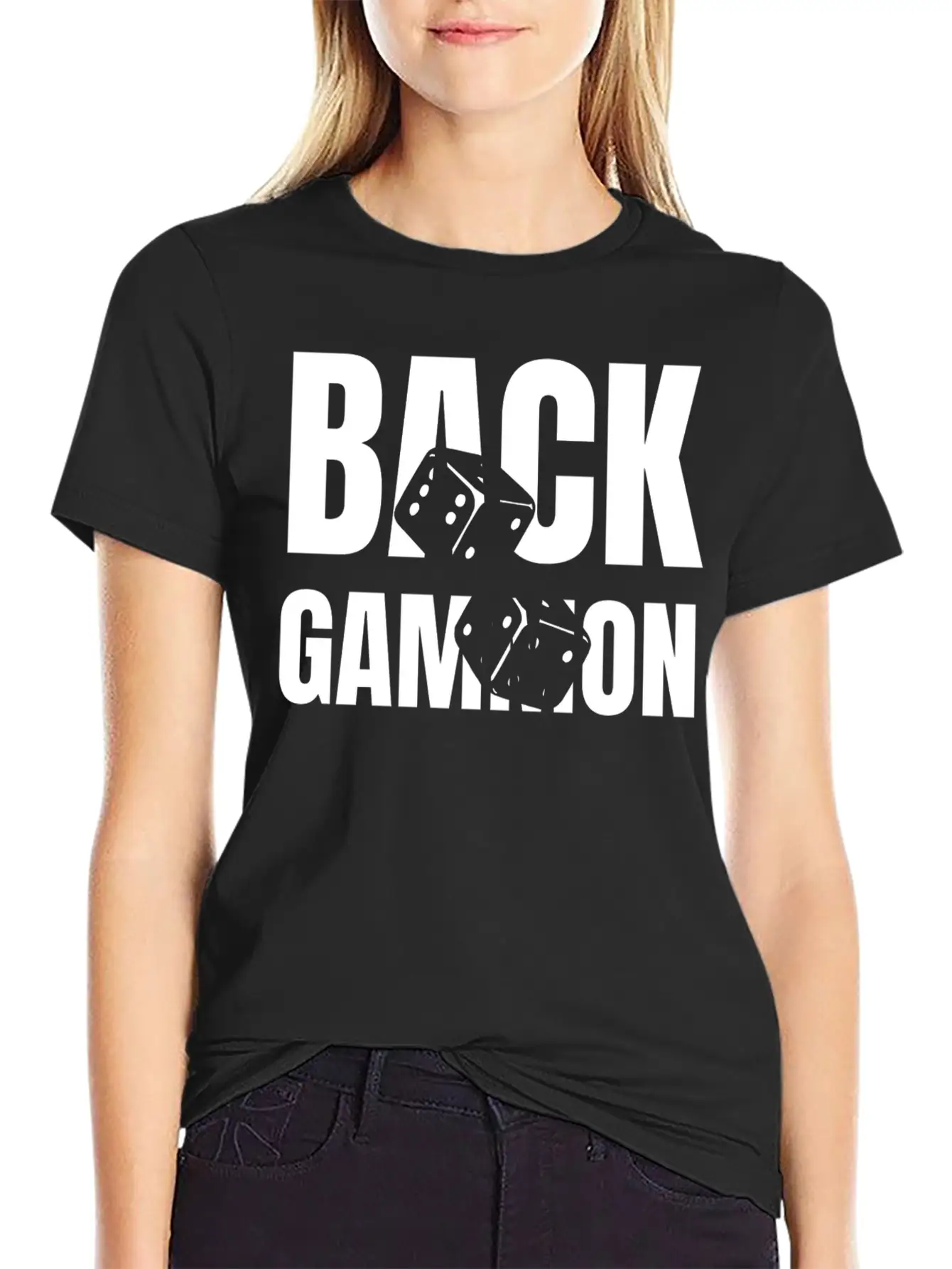 Backgammon Game Dice Competition Player Lover Stylish Everyday T-Shirt – Unisex Basic Cotton Tee