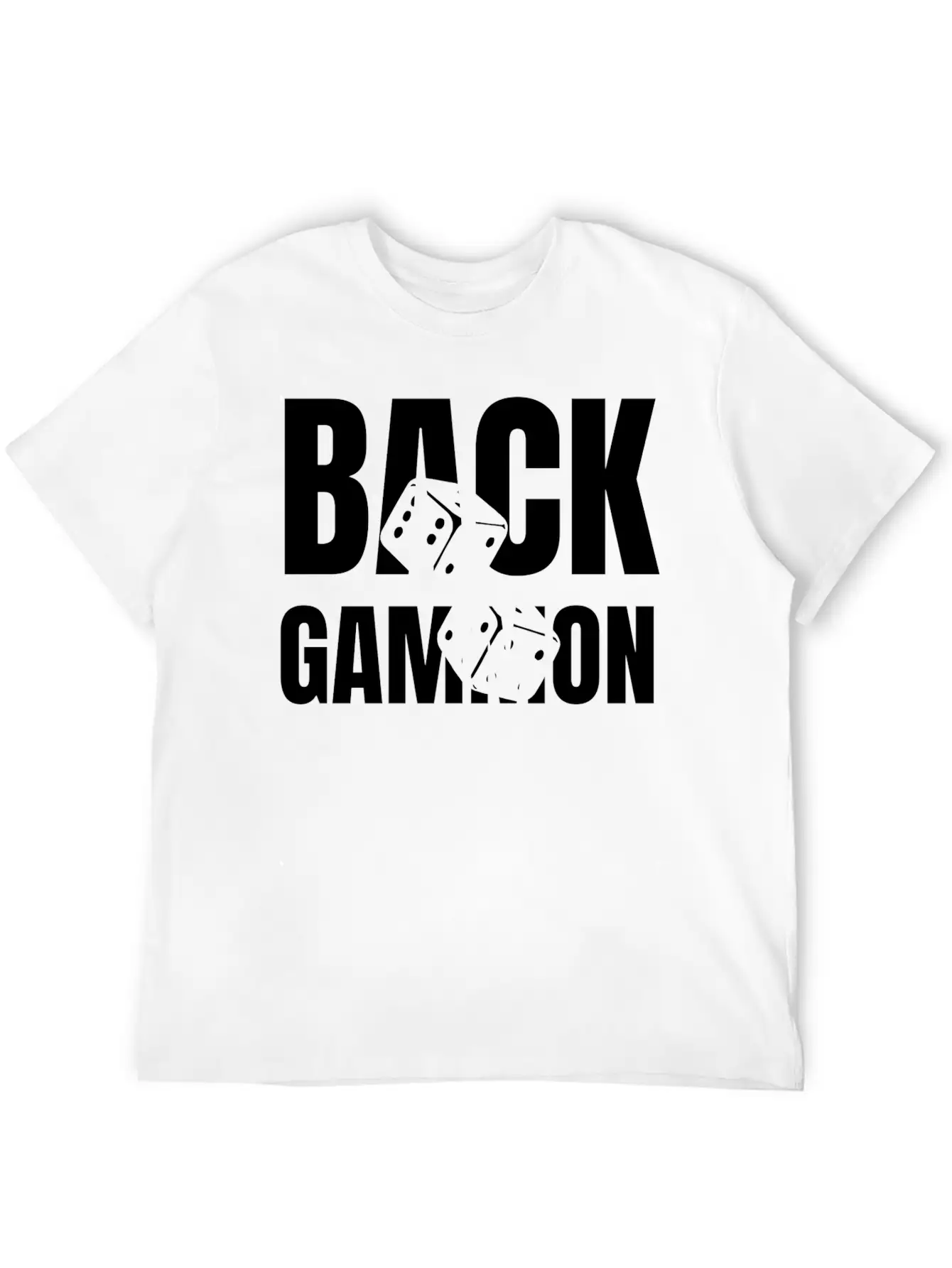 Backgammon Game Dice Competition Player Lover Stylish Everyday T-Shirt – Unisex Basic Cotton Tee