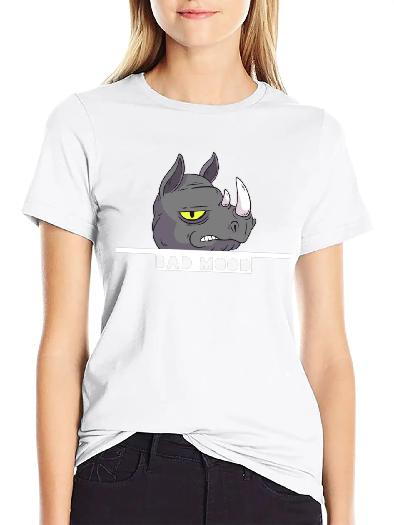 Bad Mood Stylish Everyday T-Shirt – Unisex Basic Cotton Tee