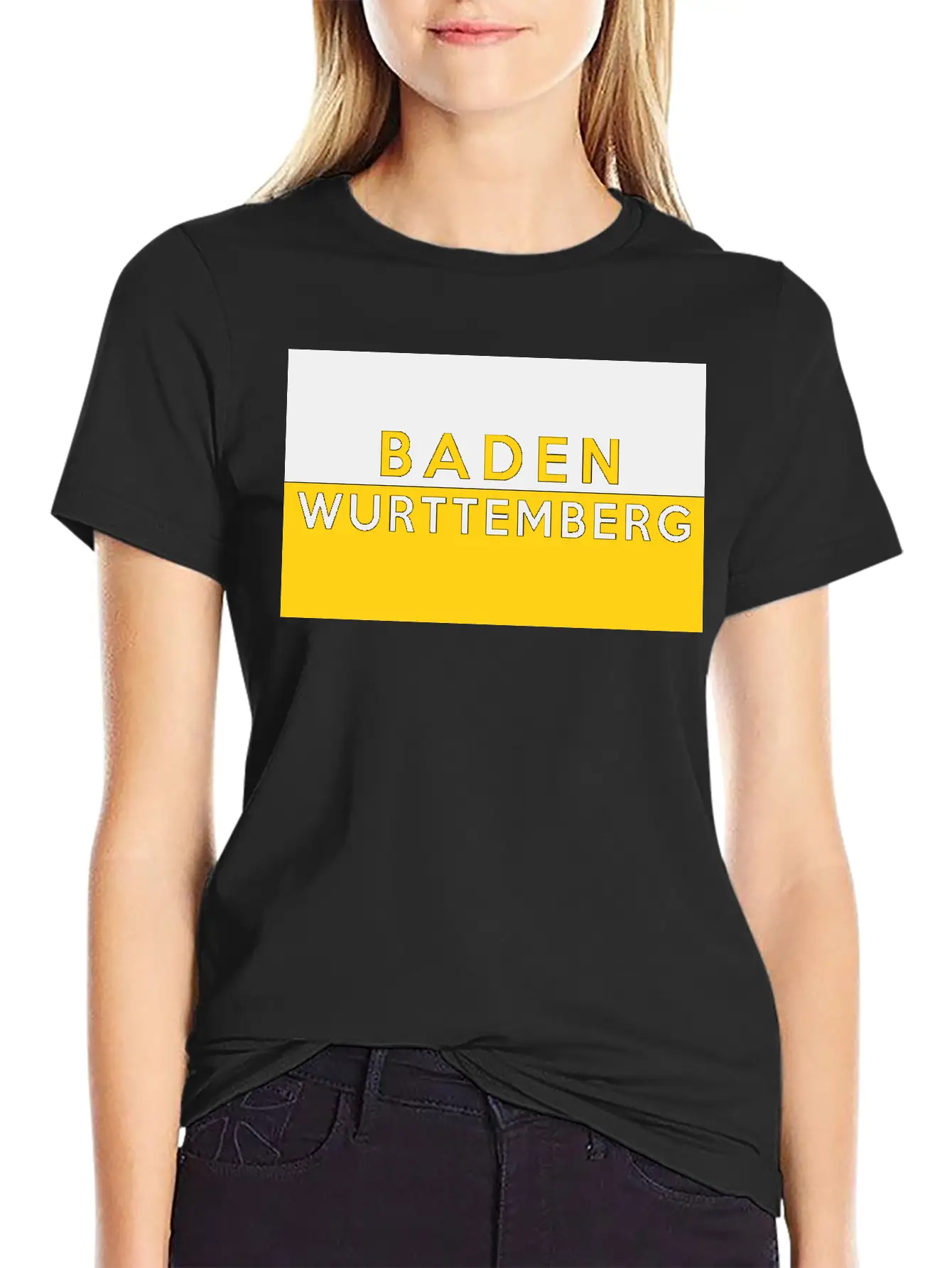 Baden Wurttemberg Flag Stylish Everyday T-Shirt – Unisex Basic Cotton Tee